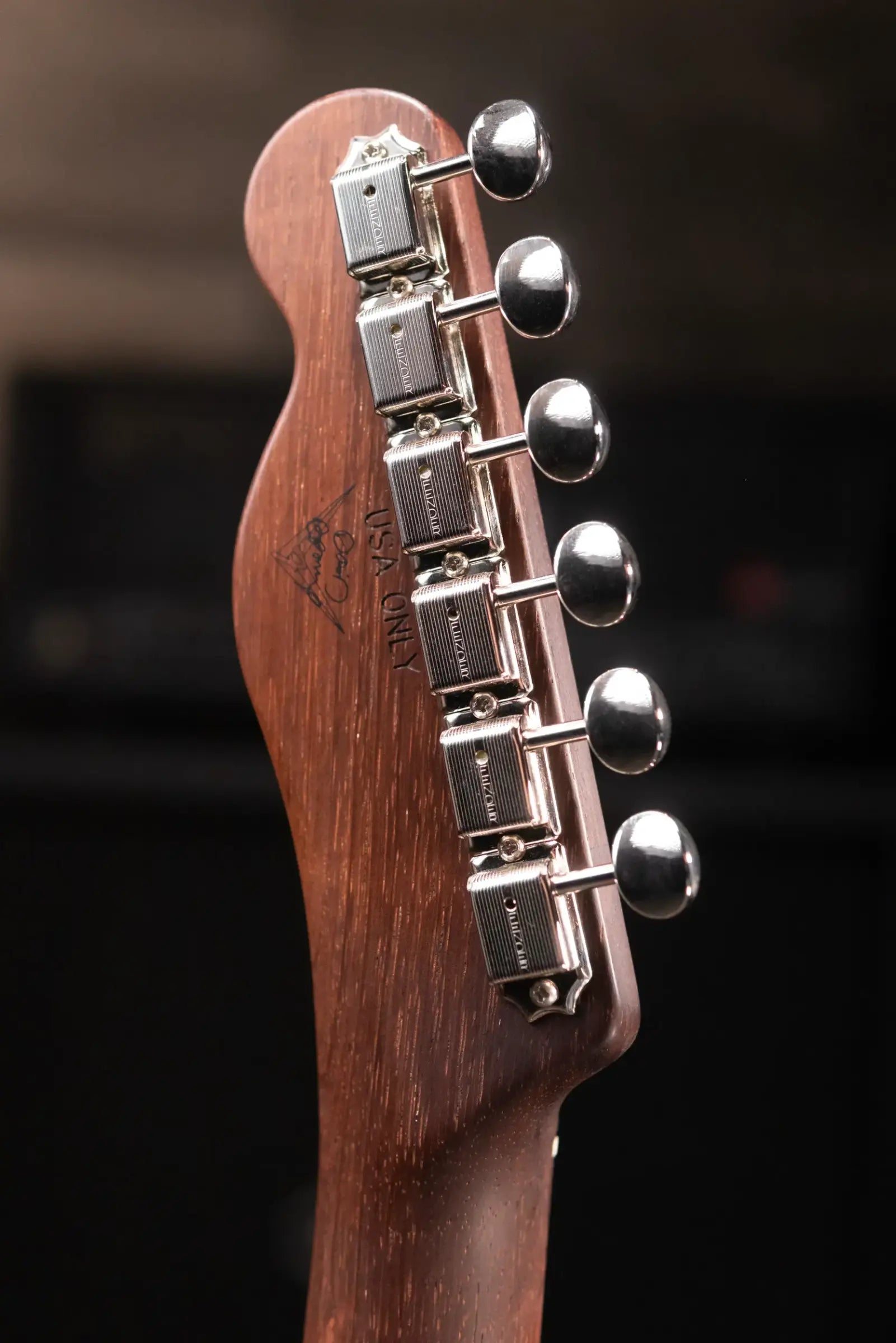 Fender Custom Shop Master Built 58 Telecaster Electric Guitar - Natural Brazilian Rosewood Top with Hardshell Case