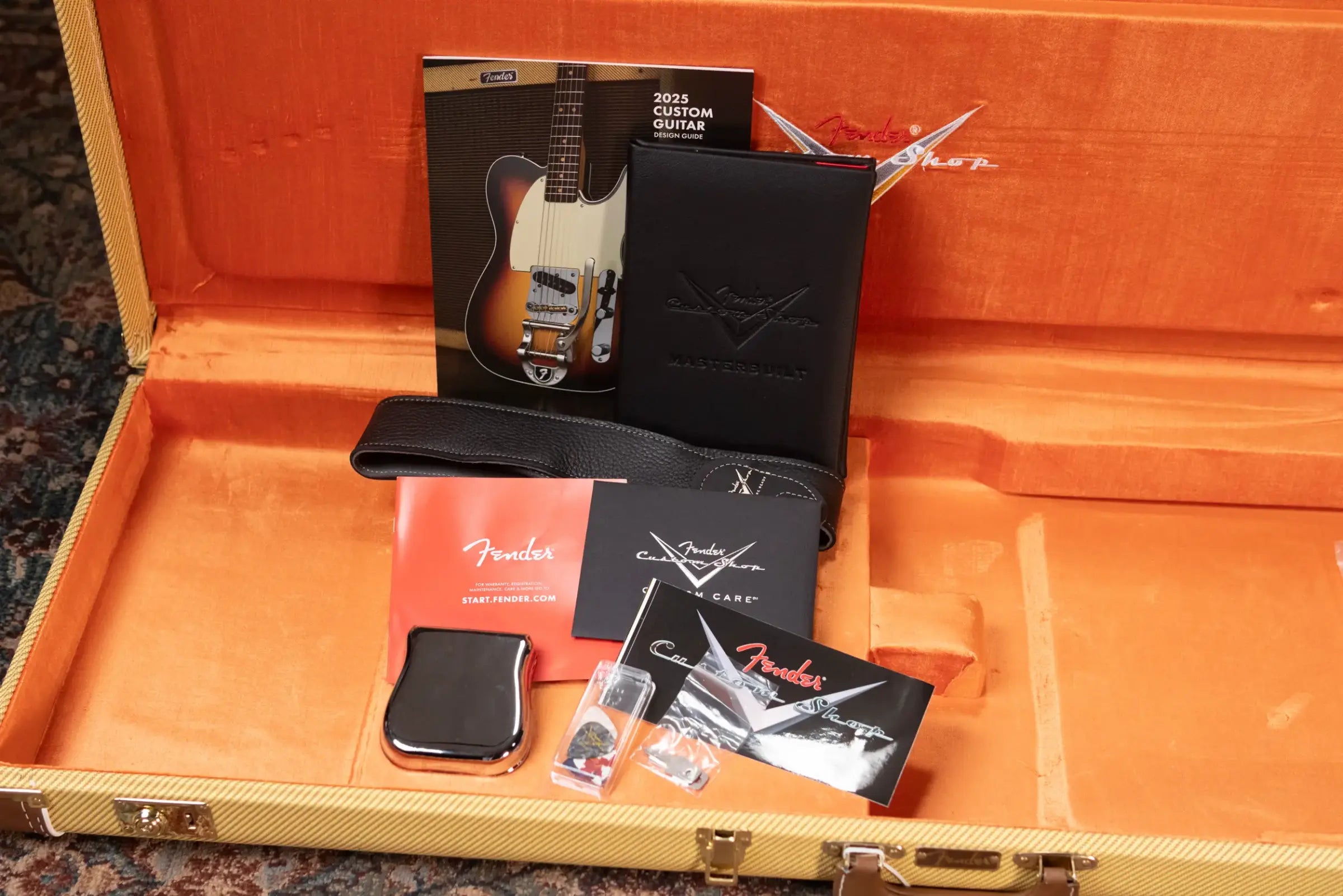Fender Custom Shop Master Built 58 Telecaster Electric Guitar - Natural Brazilian Rosewood Top with Hardshell Case