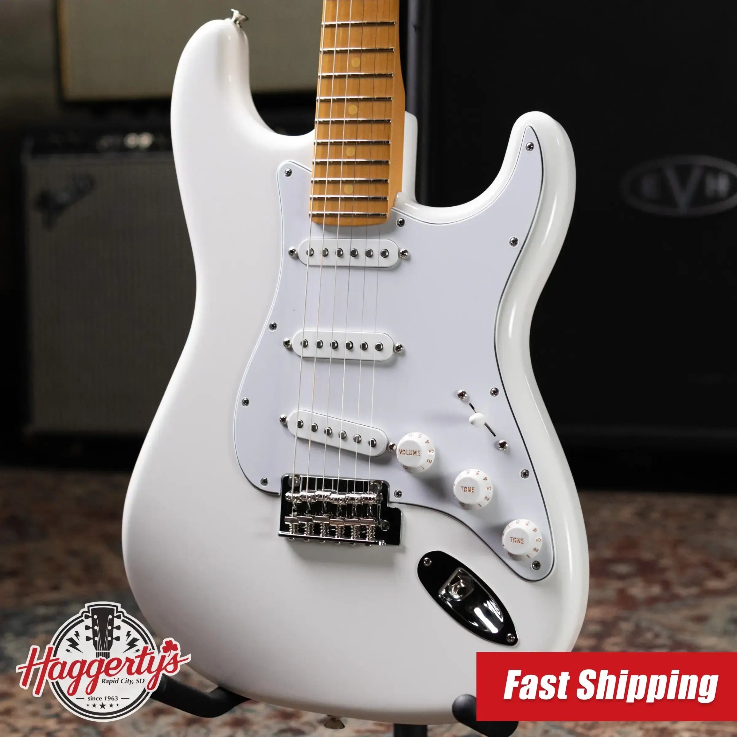 Fender Dealer Exclusive Player II Stratocaster Electric Guitar - Polar White with Matching Headstock