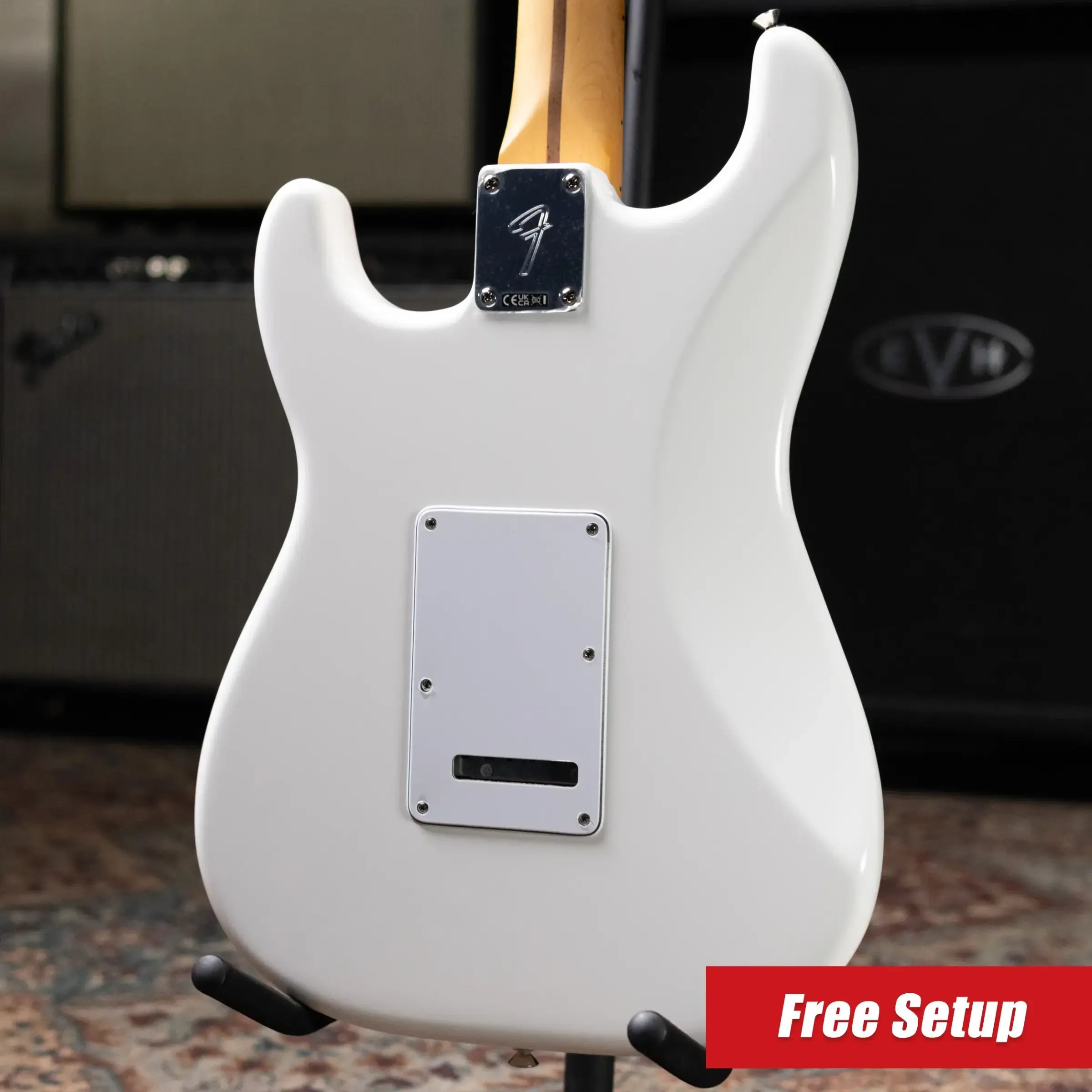 Fender Dealer Exclusive Player II Stratocaster Electric Guitar - Polar White with Matching Headstock