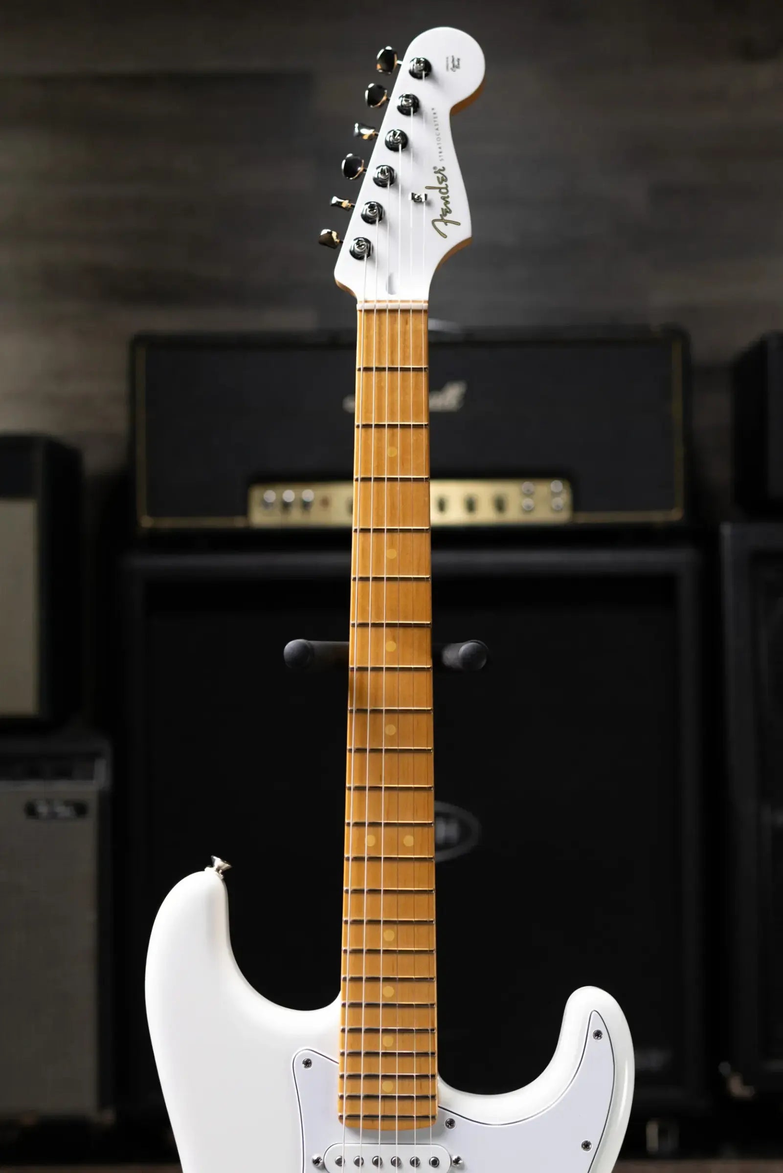 Fender Dealer Exclusive Player II Stratocaster Electric Guitar - Polar White with Matching Headstock