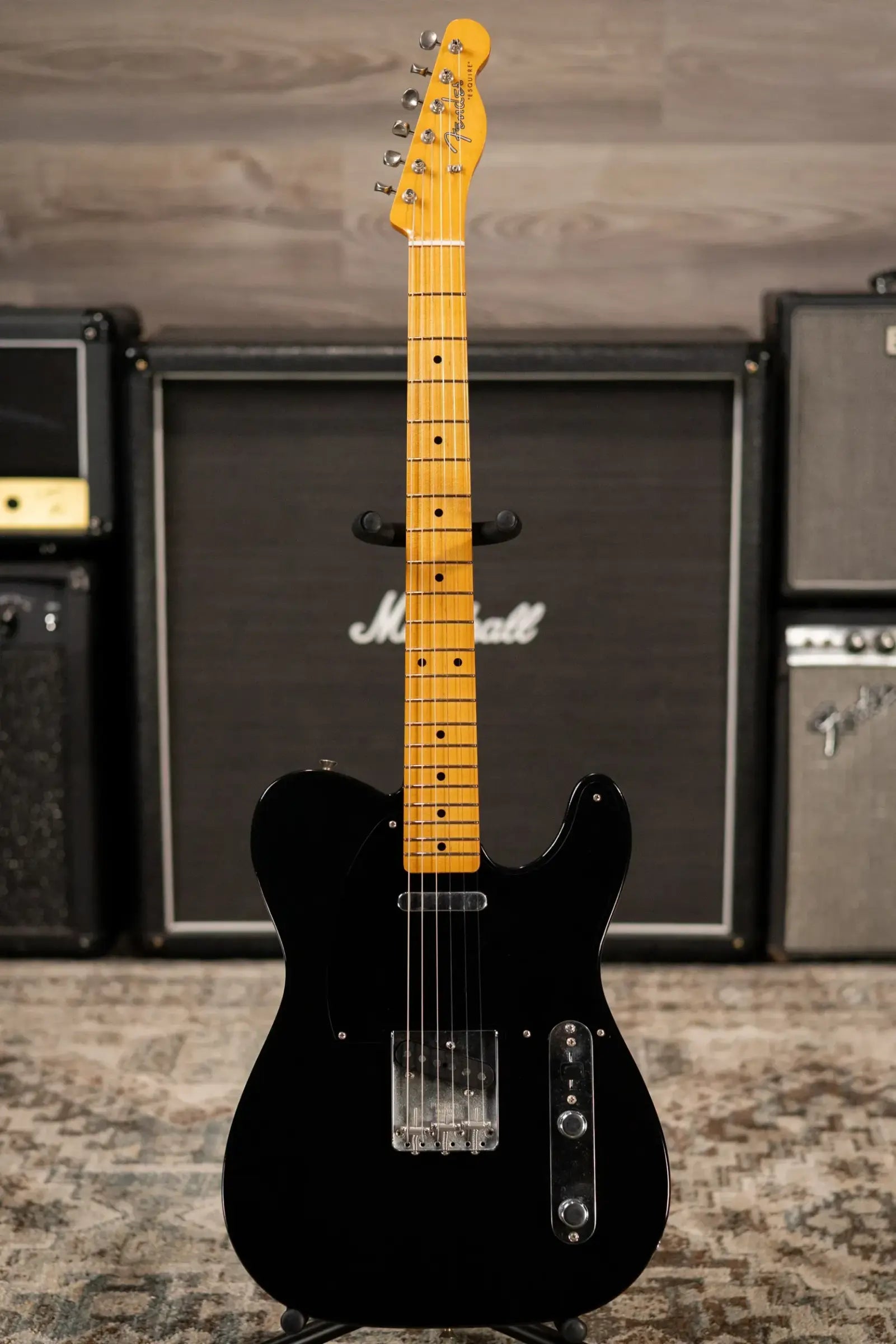 Fender Dealer Exclusive Vintera Road Worn '60s Double Esquire Electric Guitar - Black