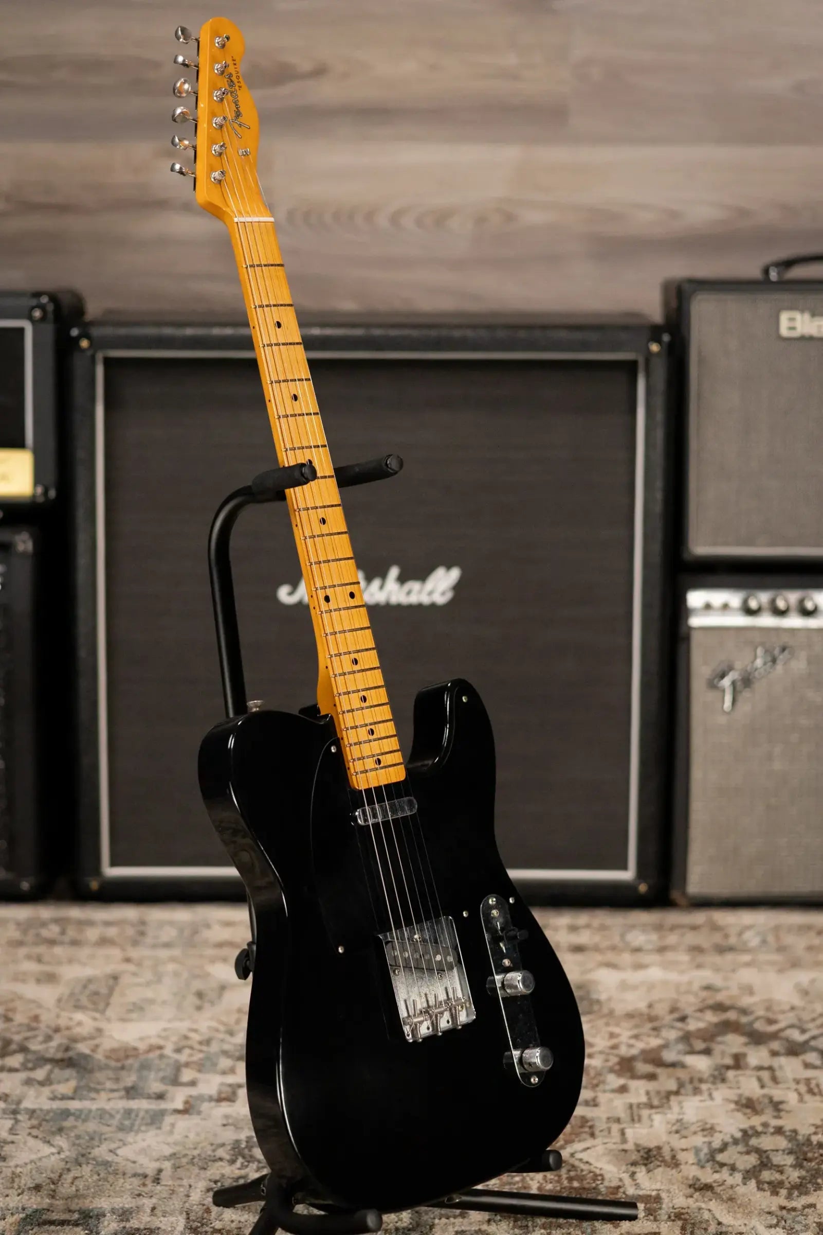Fender Dealer Exclusive Vintera Road Worn '60s Double Esquire Electric Guitar - Black