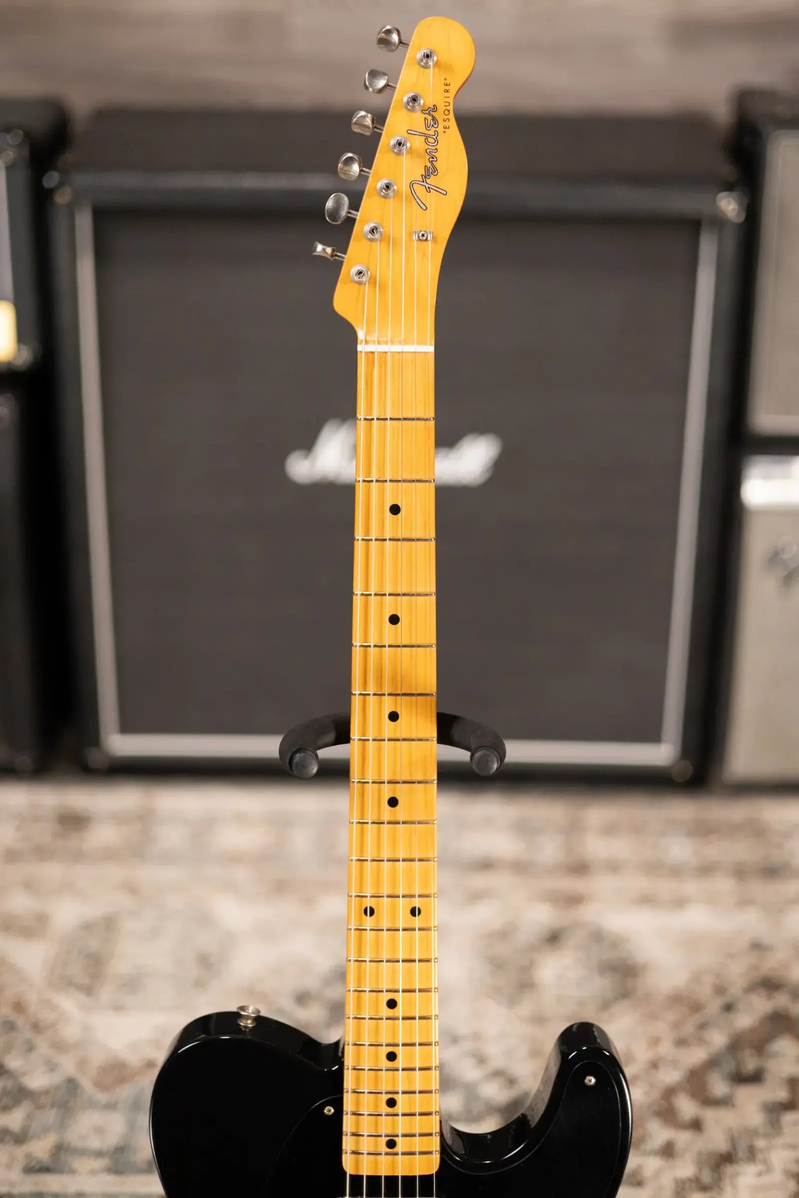 Fender Dealer Exclusive Vintera Road Worn '60s Double Esquire Electric Guitar - Black with Hardshell Case
