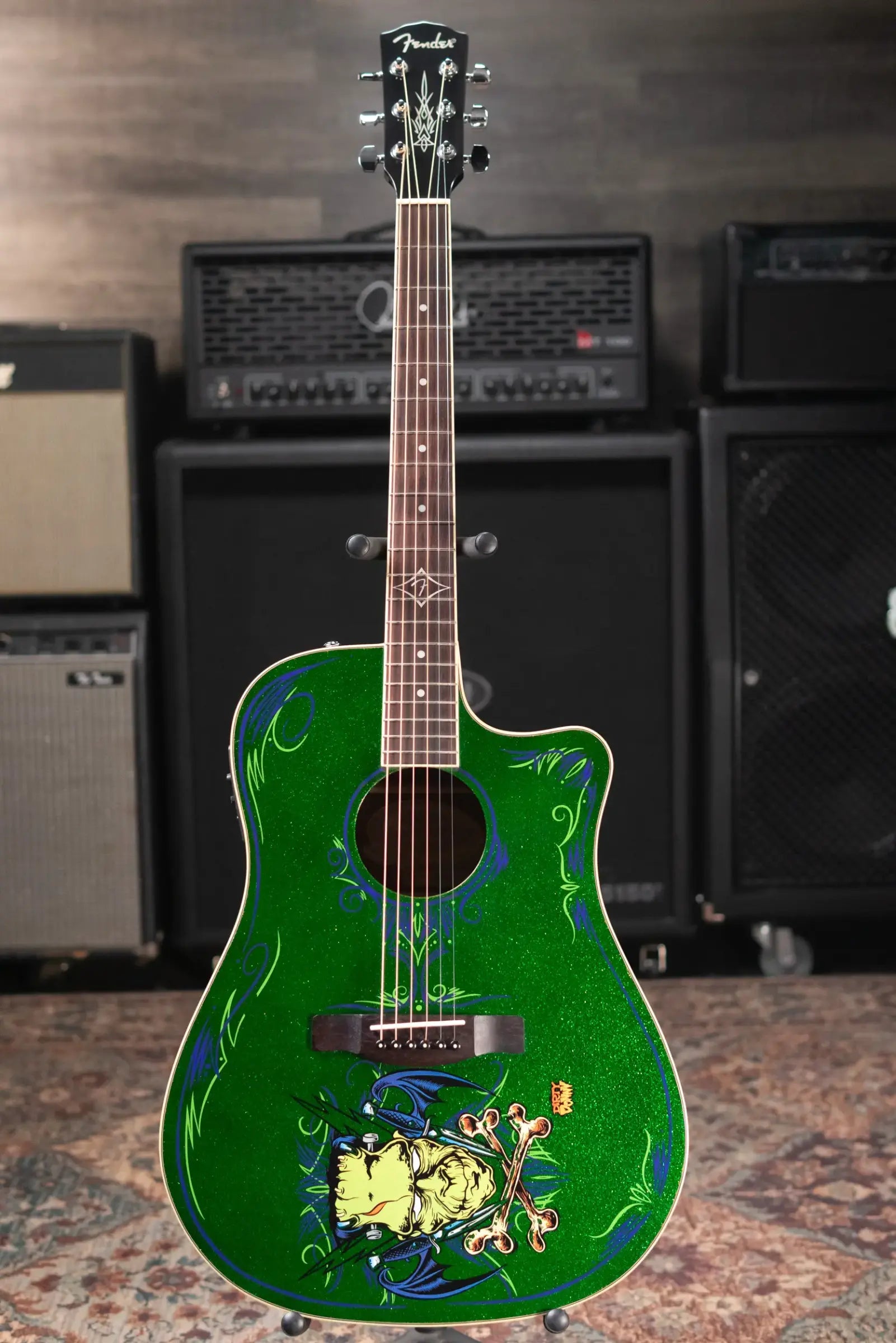 Fender Dirty Donny Franken-Bucket Acoustic/Electric Guitar with Hardshell Case - Used
