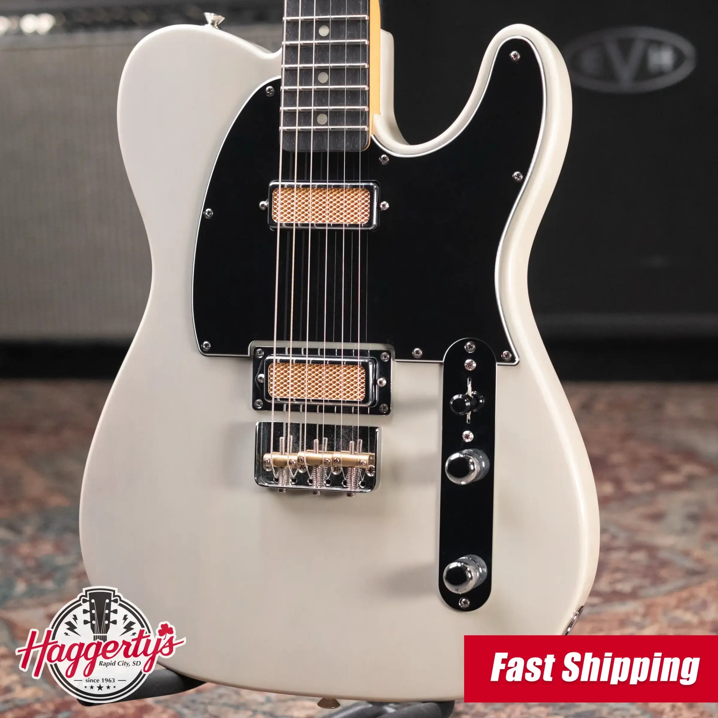 Fender Gold Foil Telecaster Electric Guitar - White Blonde with Gig Bag - Used