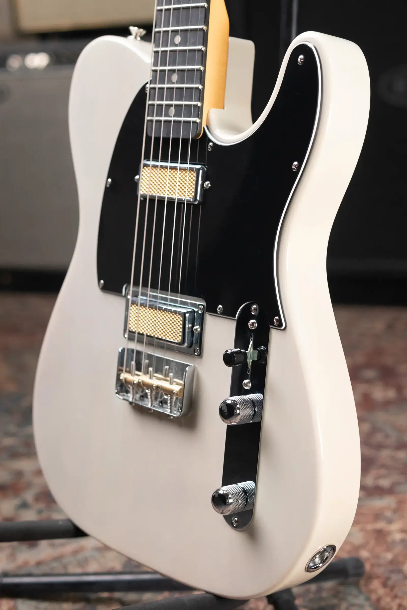 Fender Gold Foil Telecaster Electric Guitar - White Blonde with Gig Bag - Used