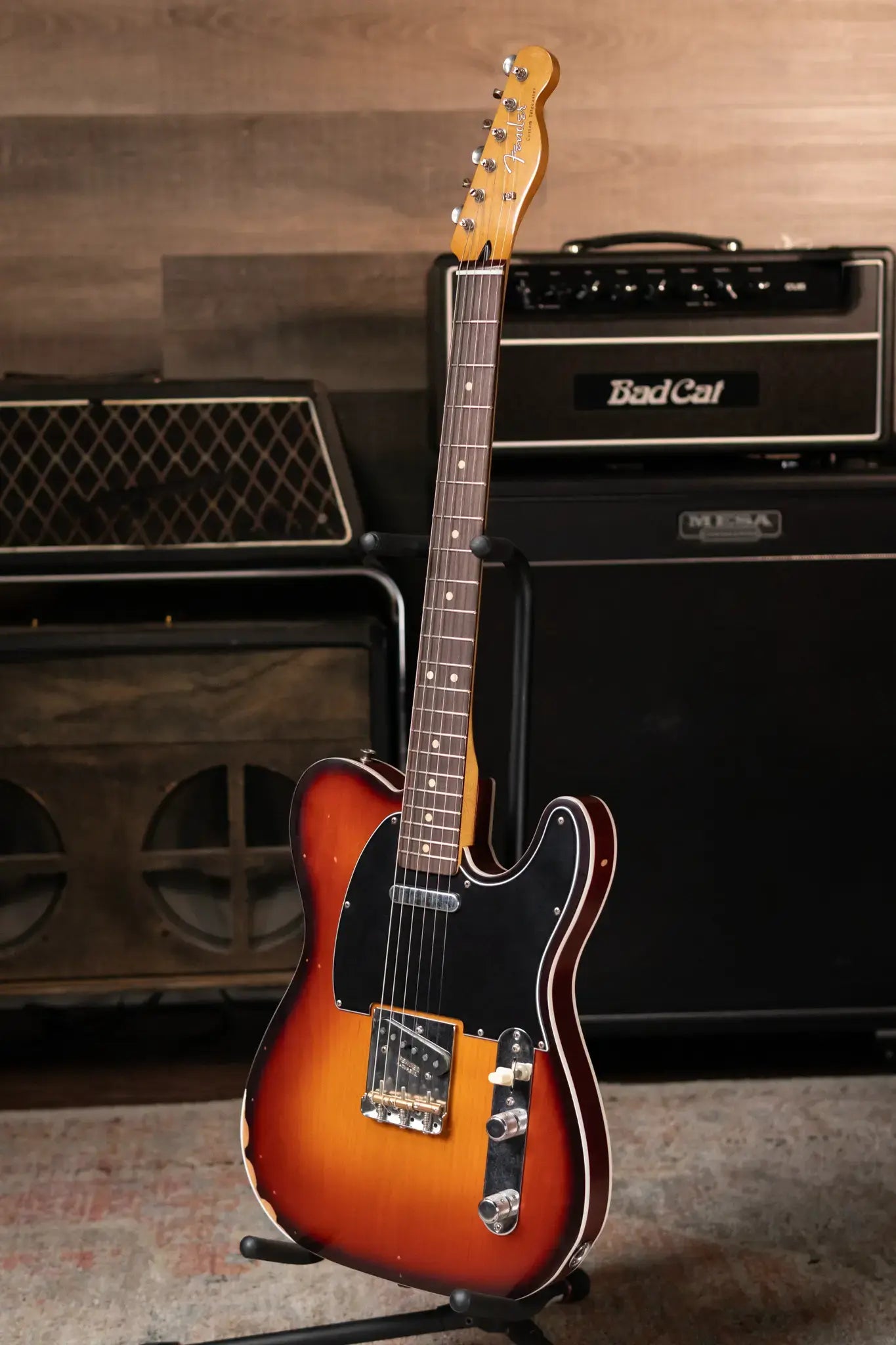 Fender Jason Isbell Custom Telecaster Rosewood Fingerboard - 3-Color Chocolate Burst with Gig Bag