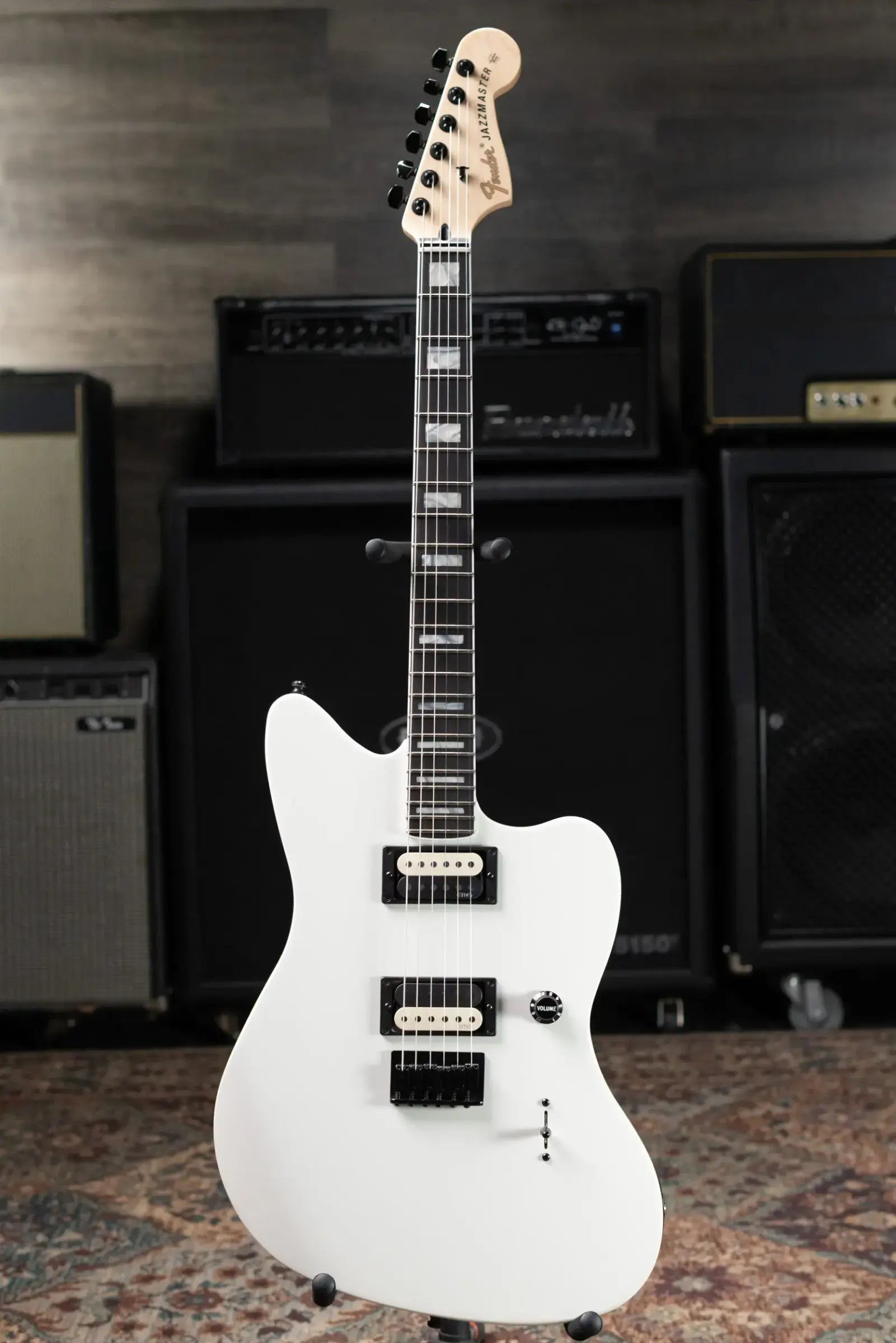 Fender Jazzmaster Jim Root Electric Guitar - Arctic White with Hardcase