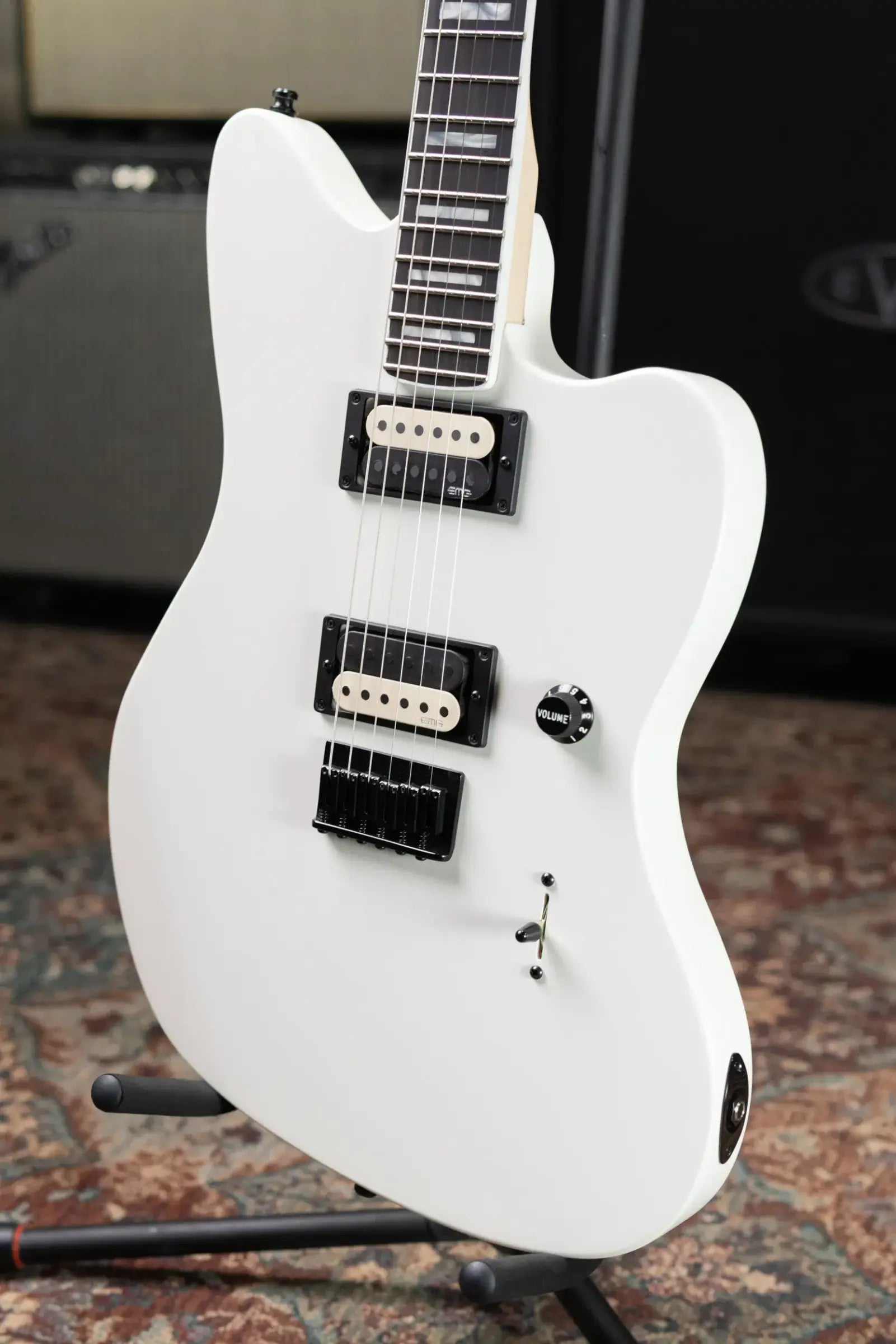 Fender Jazzmaster Jim Root Electric Guitar - Arctic White with Hardcase