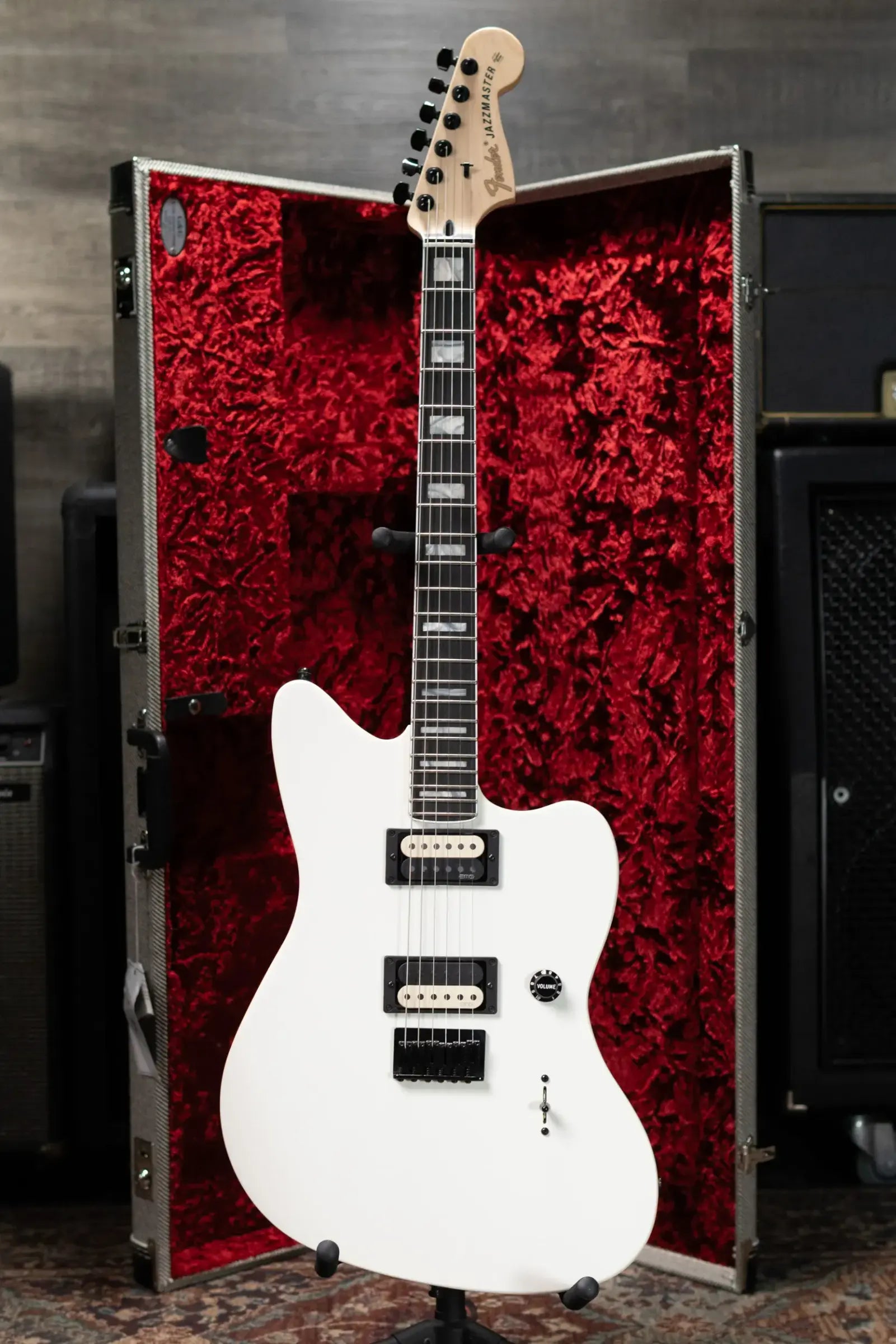 Fender Jazzmaster Jim Root Electric Guitar - Arctic White with Hardcase