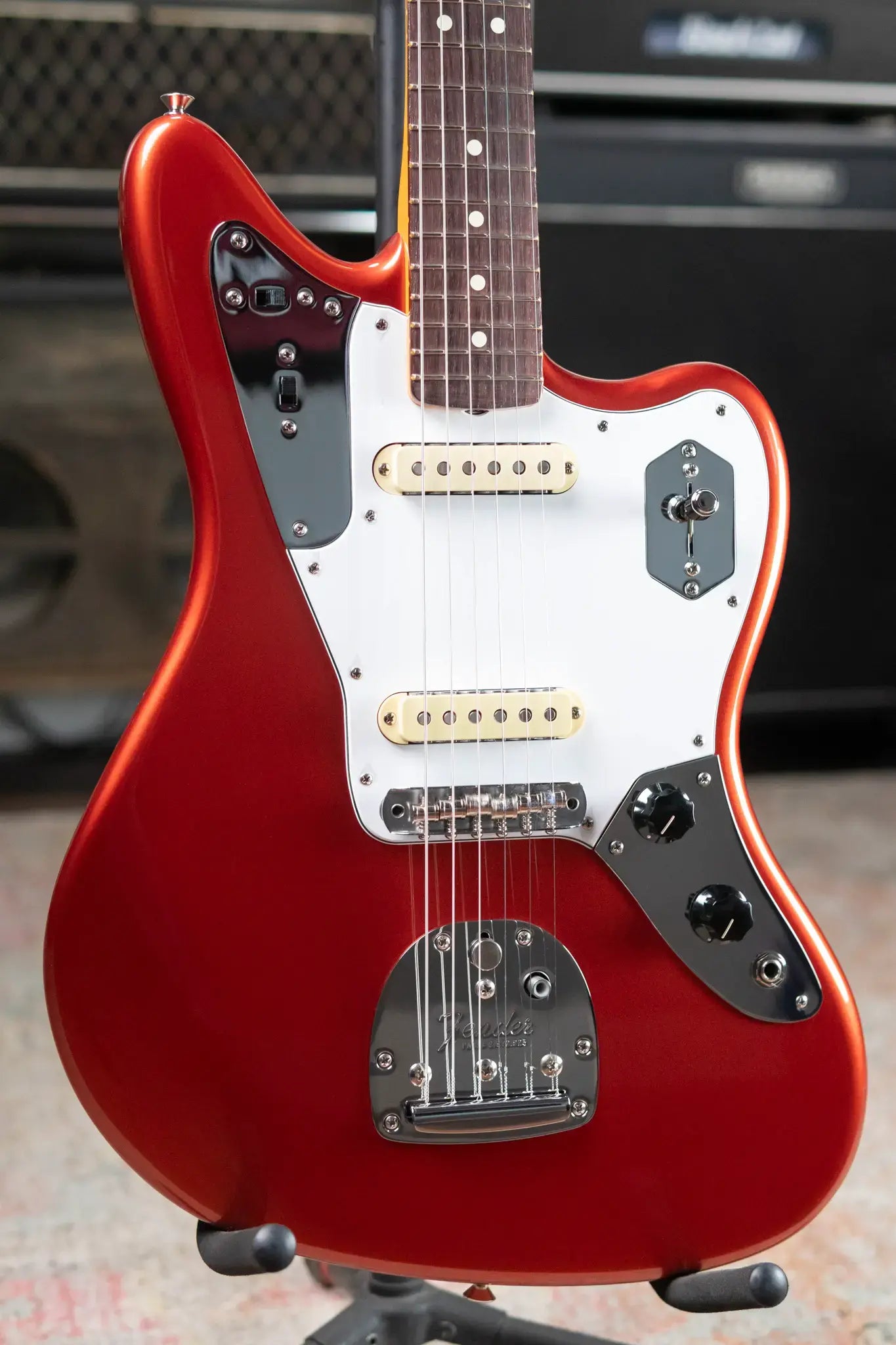 Fender Johnny Marr Jaguar, Rosewood Fingerboard - Metallic KO with Hardshell Case