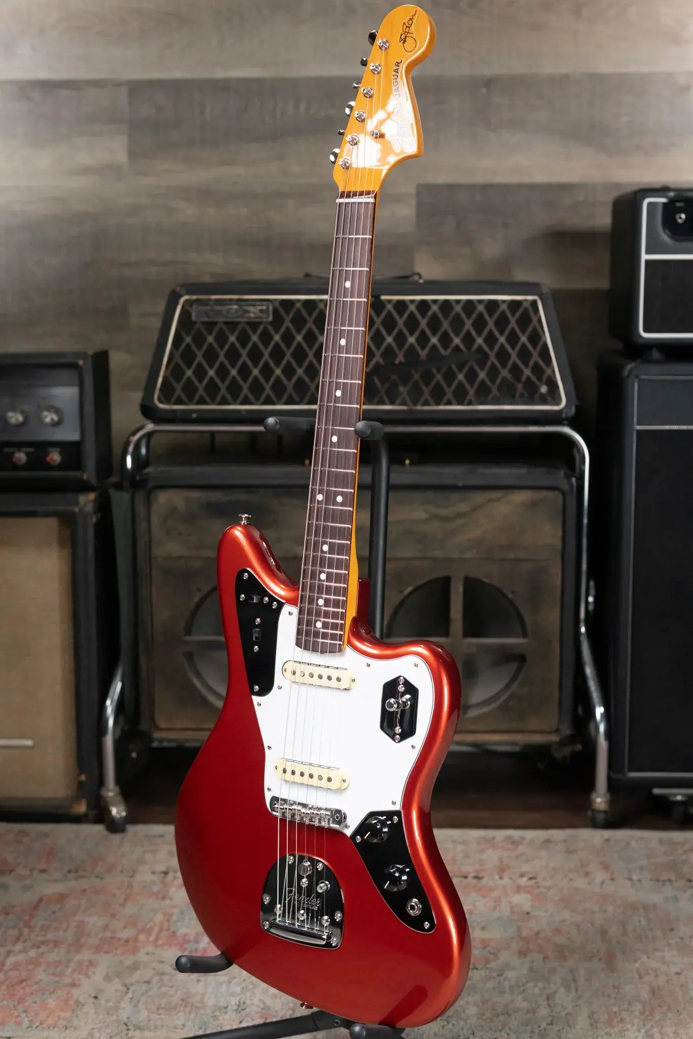 Fender Johnny Marr Jaguar, Rosewood Fingerboard - Metallic KO with Hardshell Case