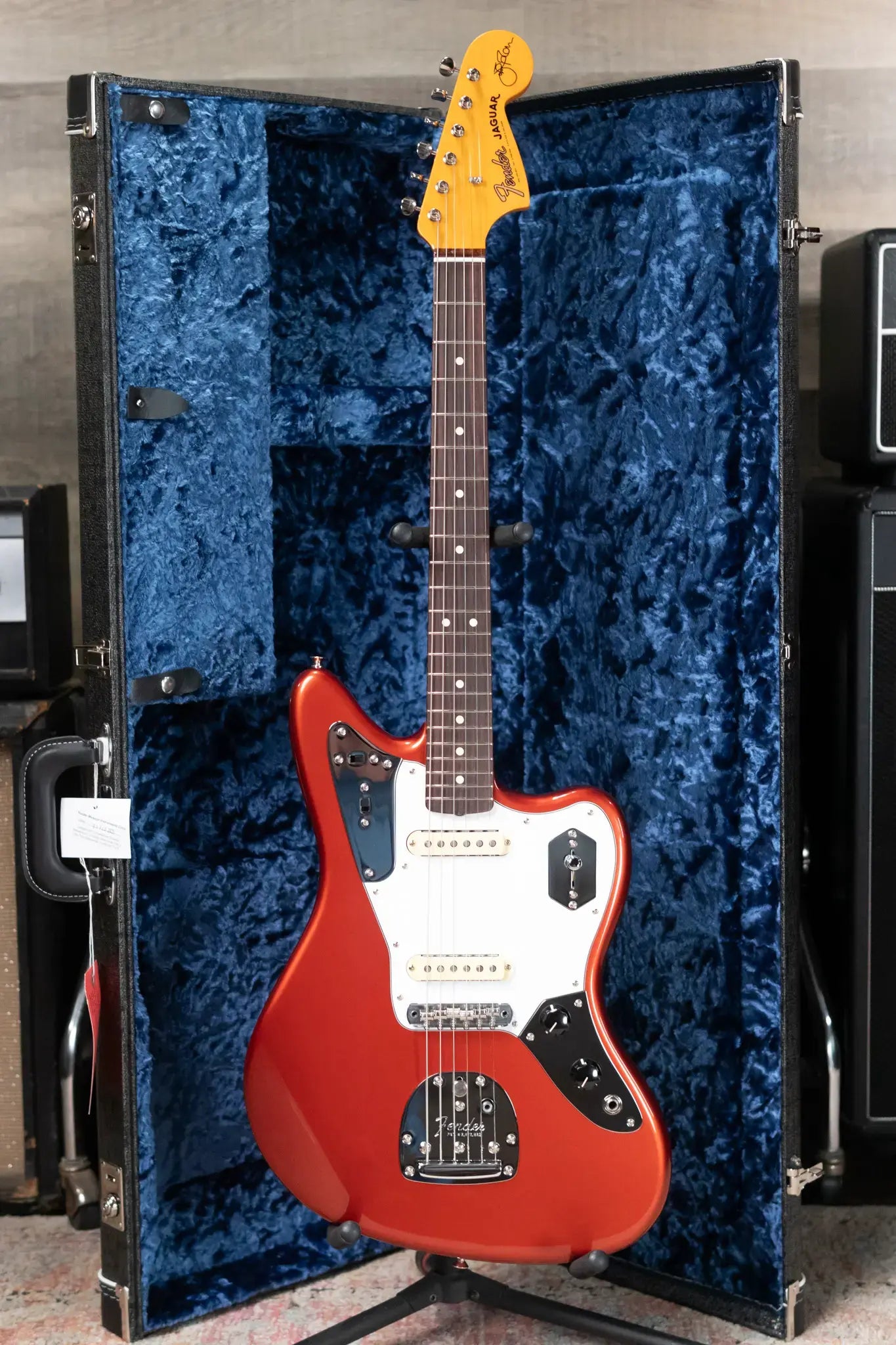 Fender Johnny Marr Jaguar, Rosewood Fingerboard - Metallic KO with Hardshell Case