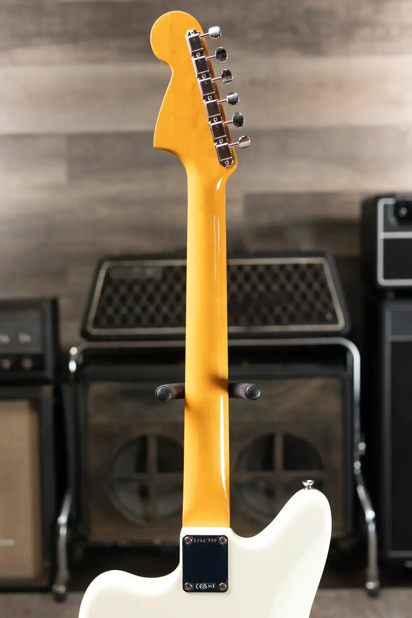 Fender Johnny Marr Jaguar, Rosewood Fingerboard - Olympic White with Hardshell Case