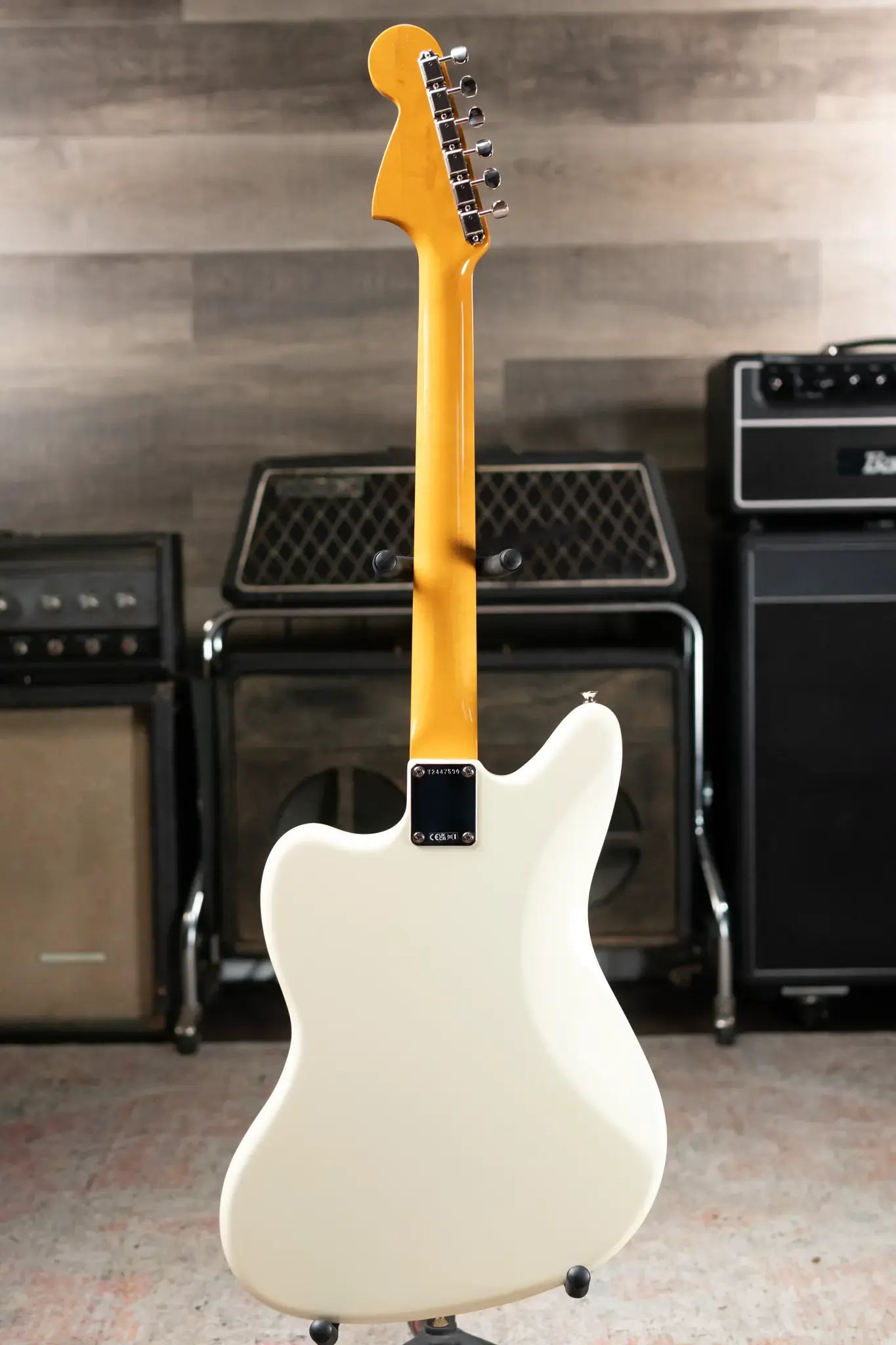 Fender Johnny Marr Jaguar, Rosewood Fingerboard - Olympic White with Hardshell Case