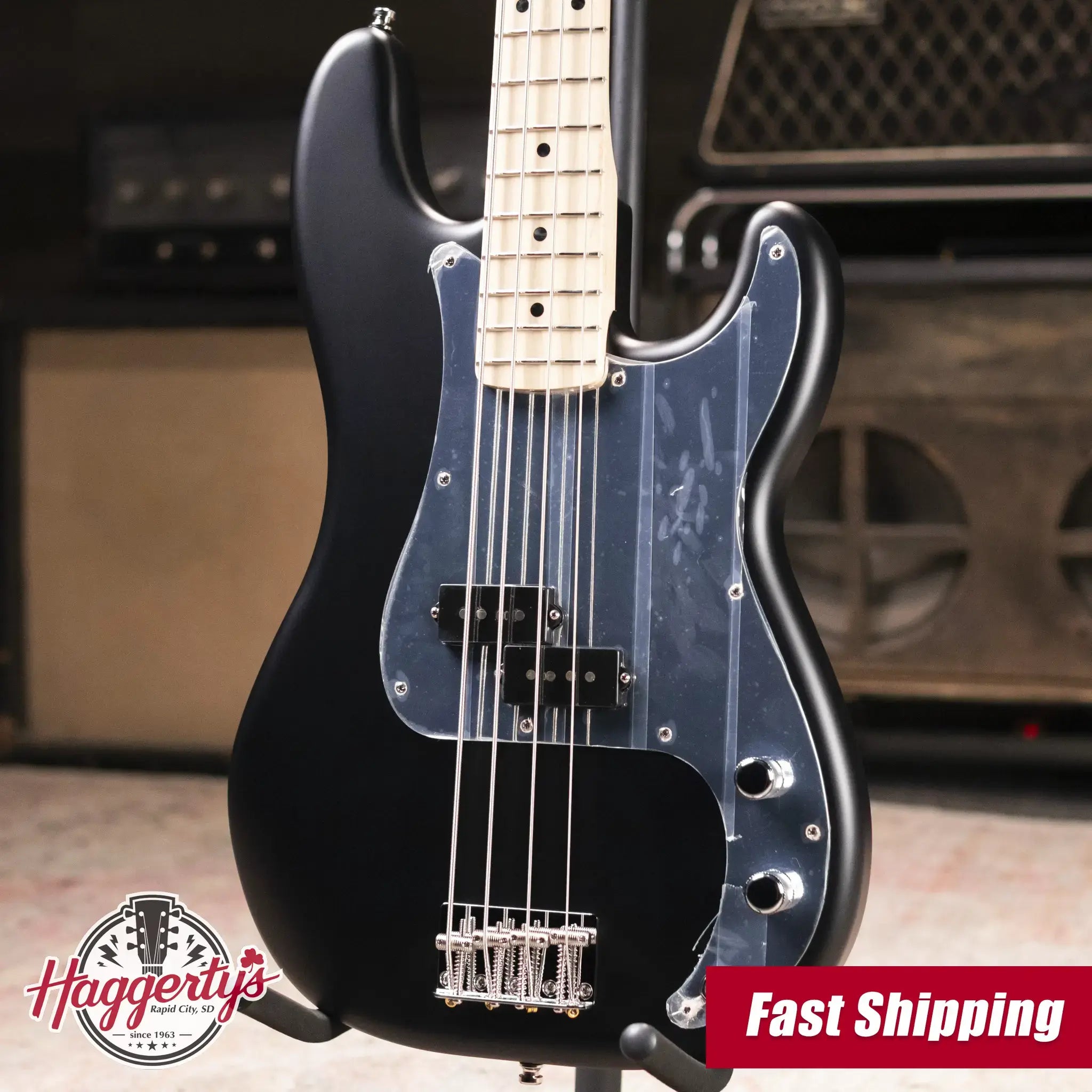 Fender Limited Edition 50th Anniversary Steve Harris Signature Precision Bass - Satin Black with Gig Bag