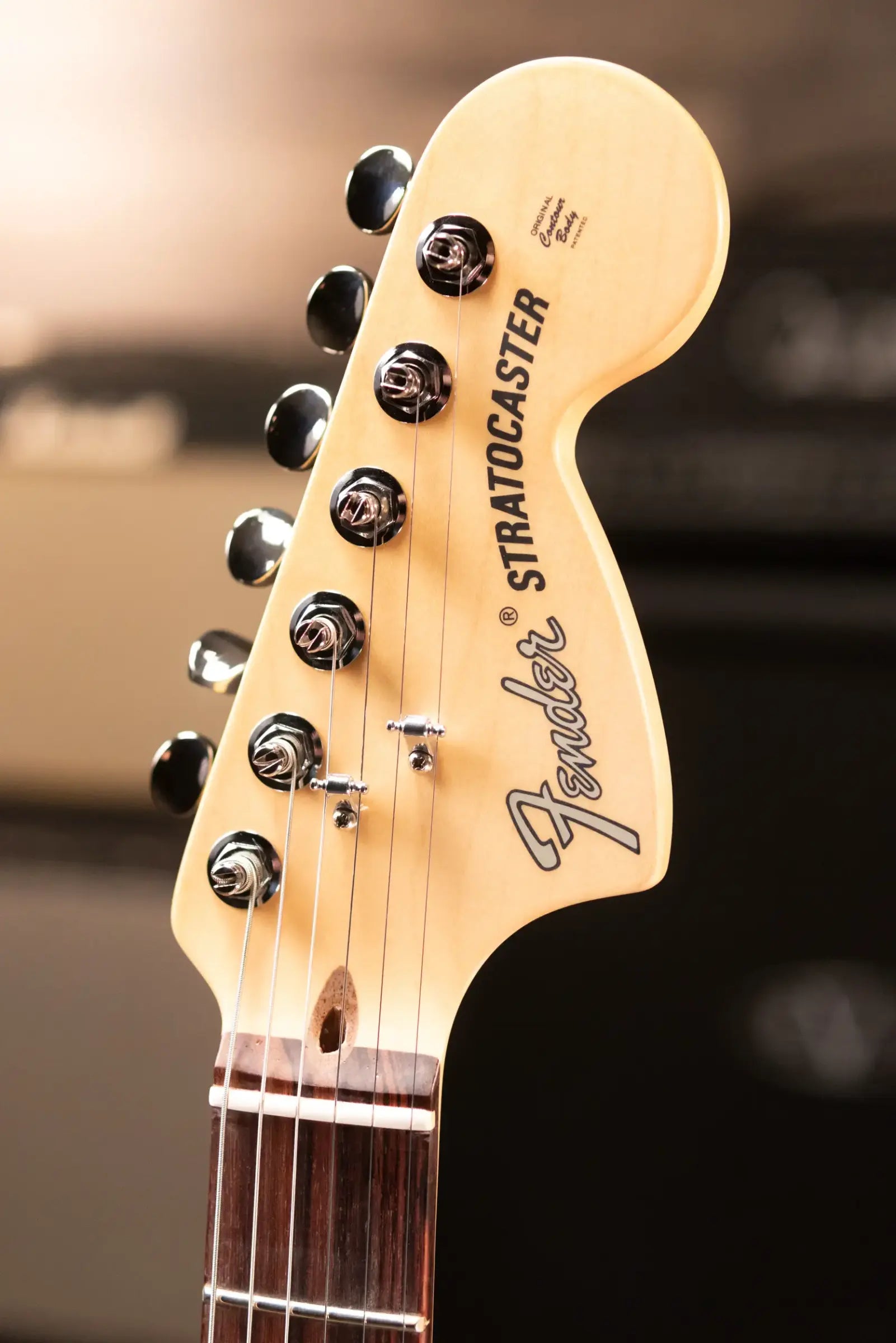 Fender Limited Edition American Performer Timber Stratocaster Electric Guitar - Honey Burst with Deluxe Gig Bag