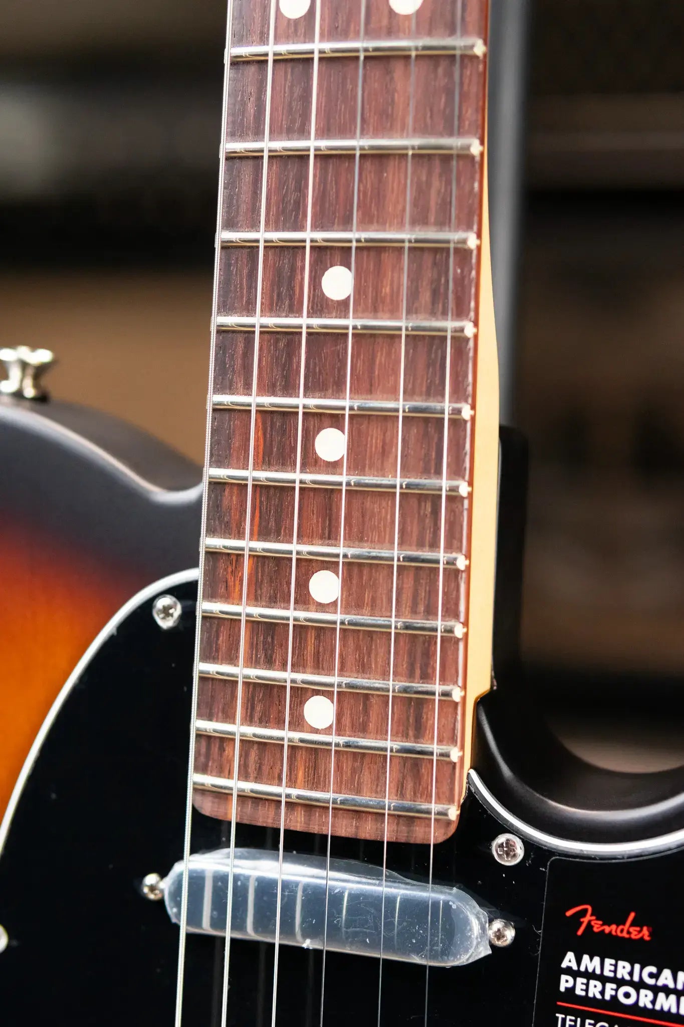 Fender Limited Edition American Performer Timber Telecaster Electric Guitar - 2-Color Sunburst with Gig Bag