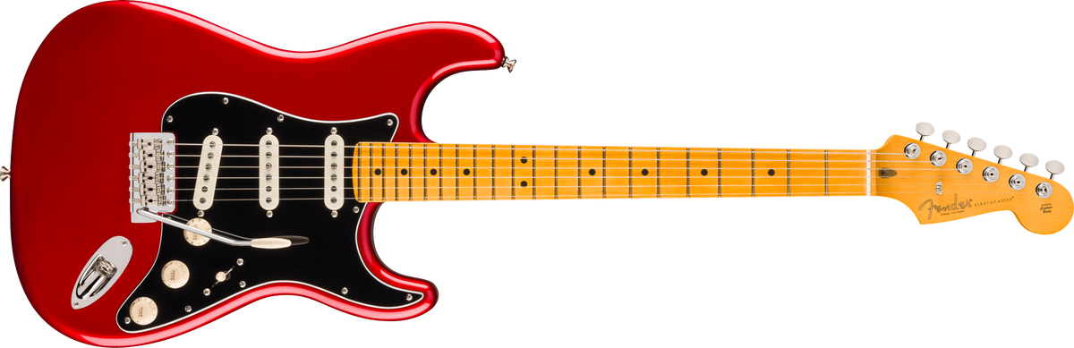 Fender Limited Edition American Professional Classic Stratocaster Electric Gutiar Featuring the Silent System - Candy Apple Red with Gig Bag