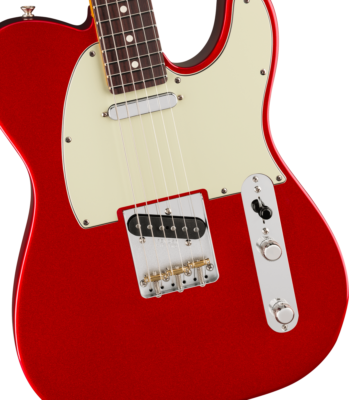 Fender Limited Edition American Professional Classic Telecaster Electric Guitar Featuring the Fender Silent System - Candy Apple Red with Gig Bag