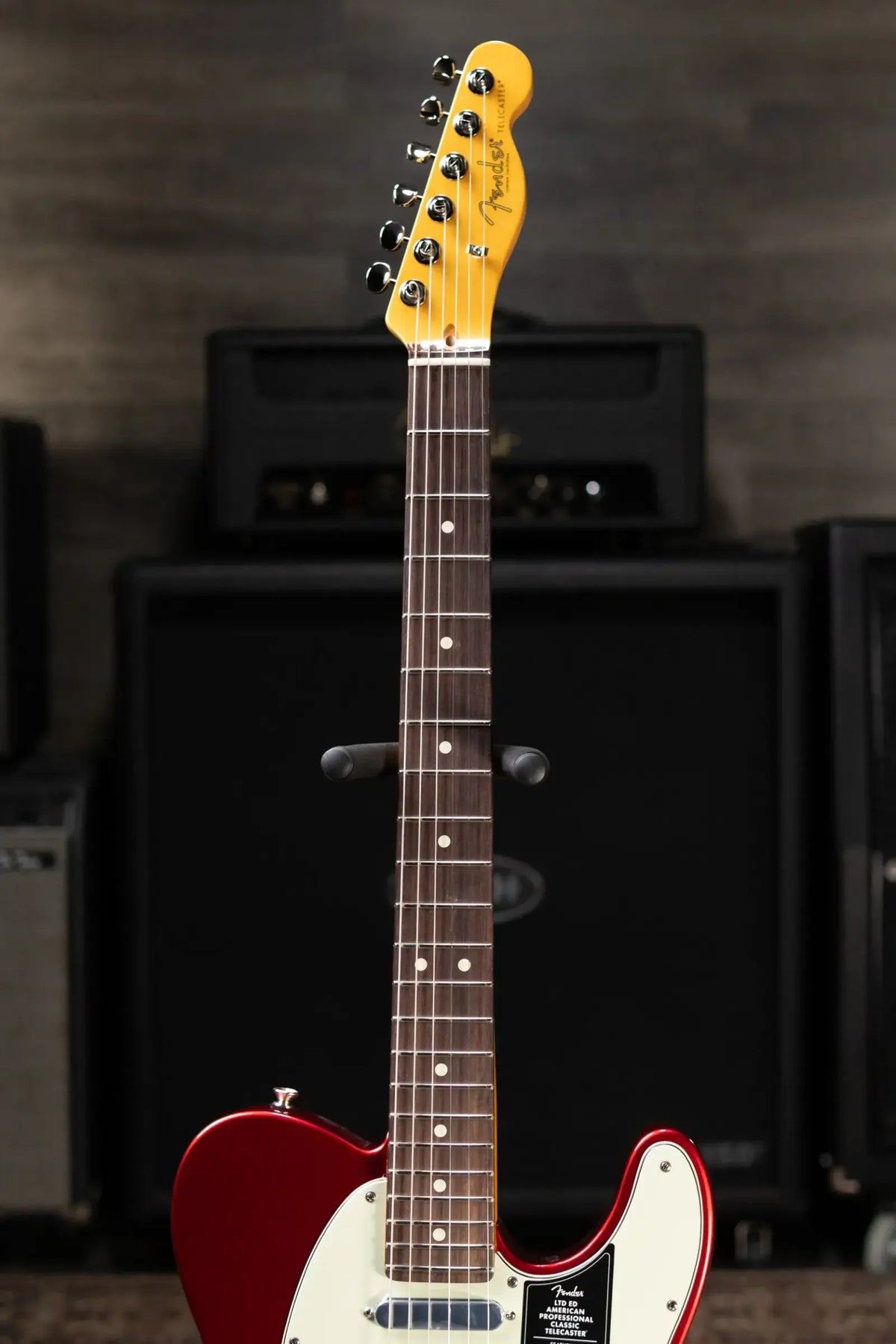 Fender Limited Edition American Professional Classic Telecaster Electric Guitar Featuring the Fender Silent System - Candy Apple Red with Gig Bag