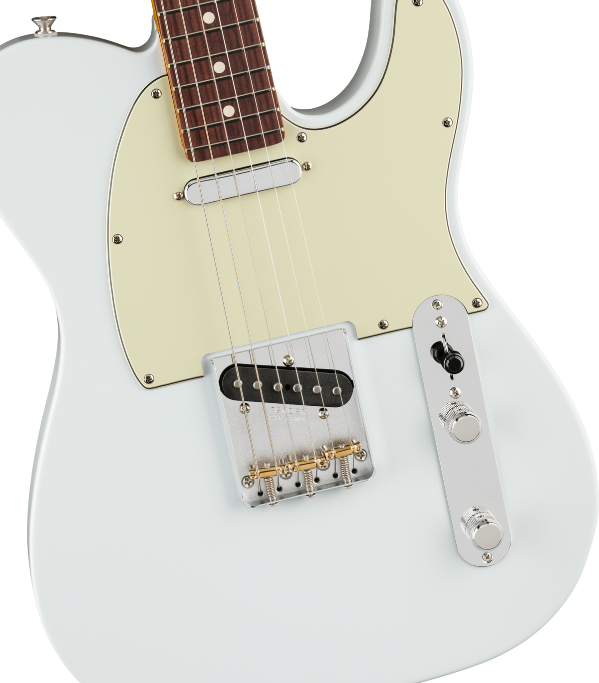 Fender Limited Edition American Professional Classic Telecaster Electric Guitar Featuring the Fender Silent System - Sonic Blue with Gig Bag