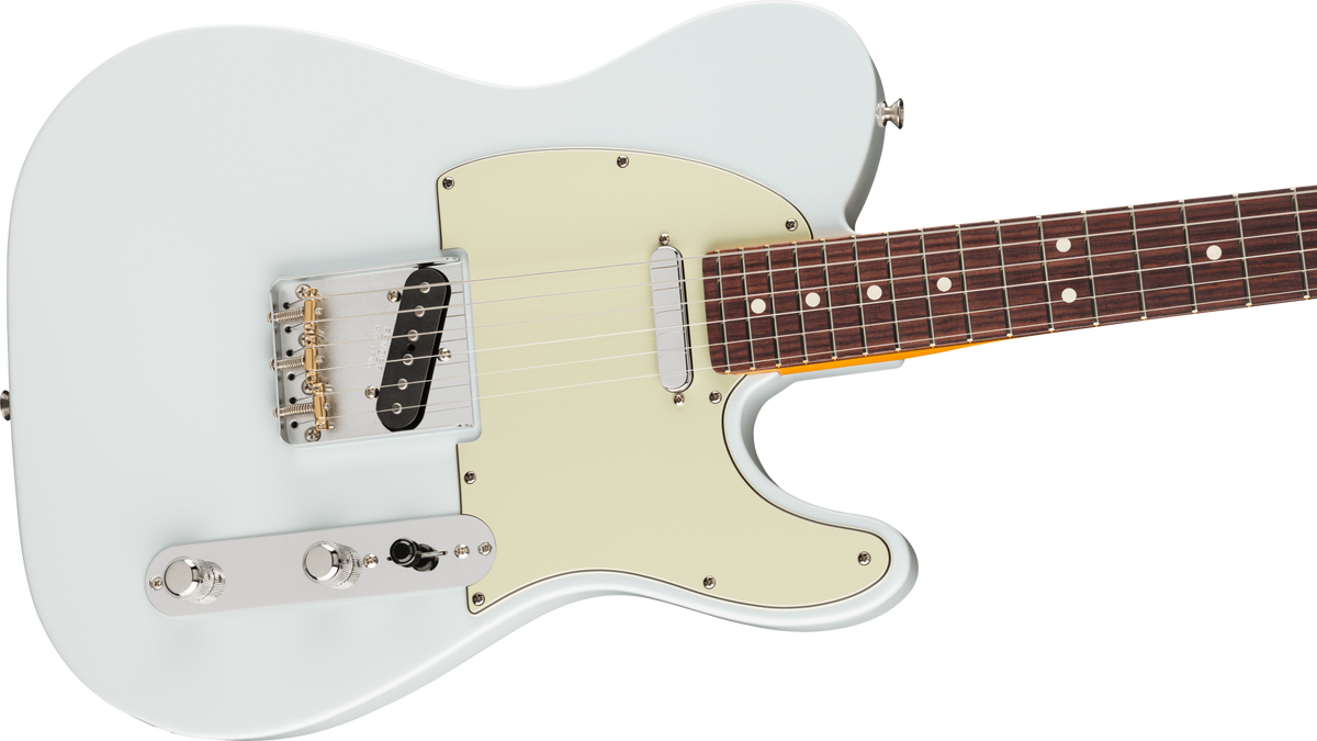 Fender Limited Edition American Professional Classic Telecaster Electric Guitar Featuring the Fender Silent System - Sonic Blue with Gig Bag