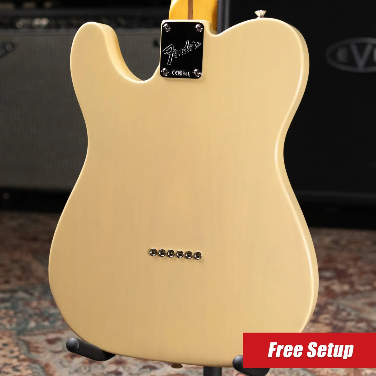 Fender Limited Edition American Professional Classic Telecaster Electric Guitar Featuring the Fender Silent System - Vintage Blonde with Gig Bag