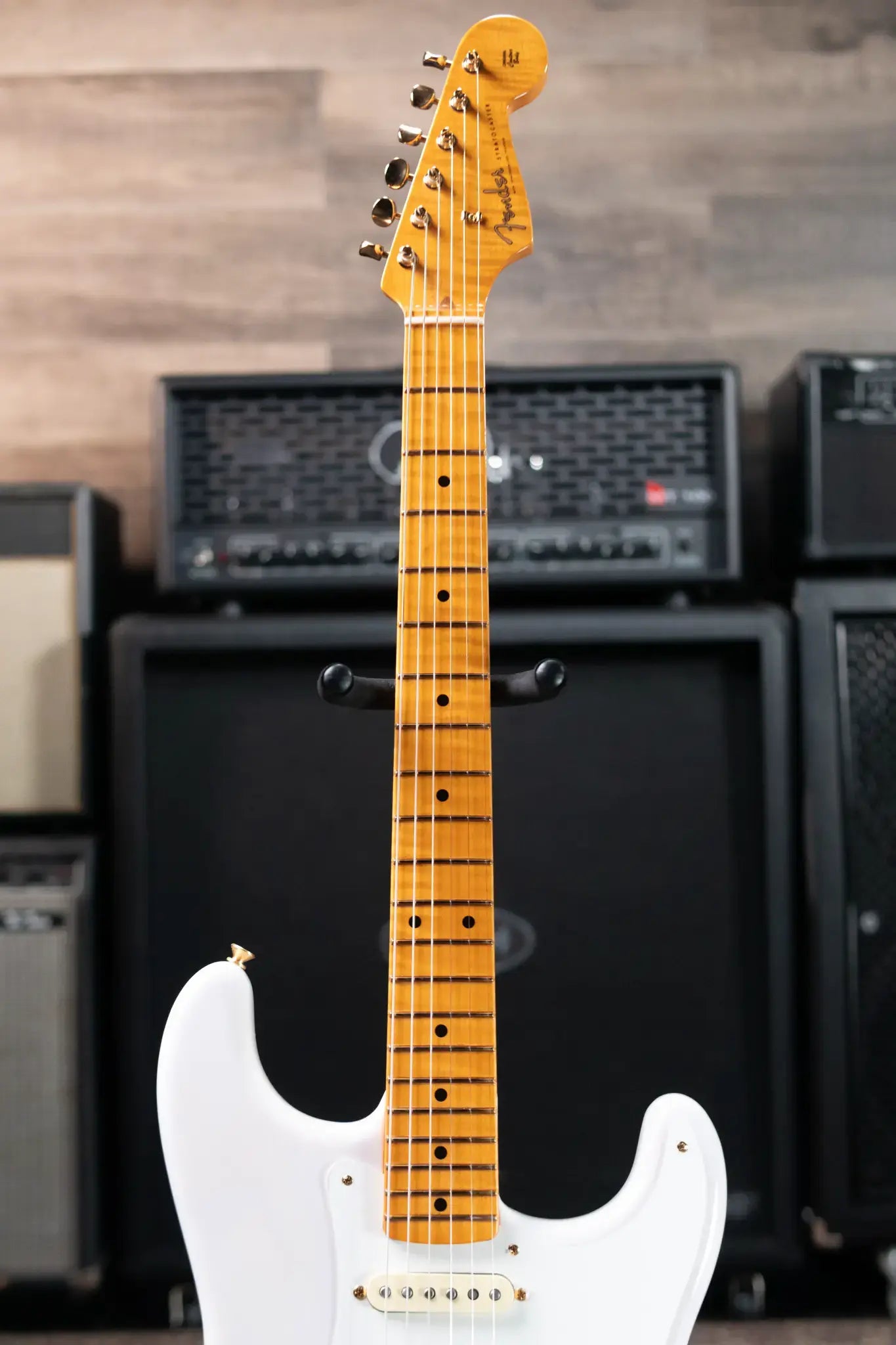 Fender Limited Edition American Vintage II 1957 Stratocaster Electric Guitar - White Blonde with Hardshell Case