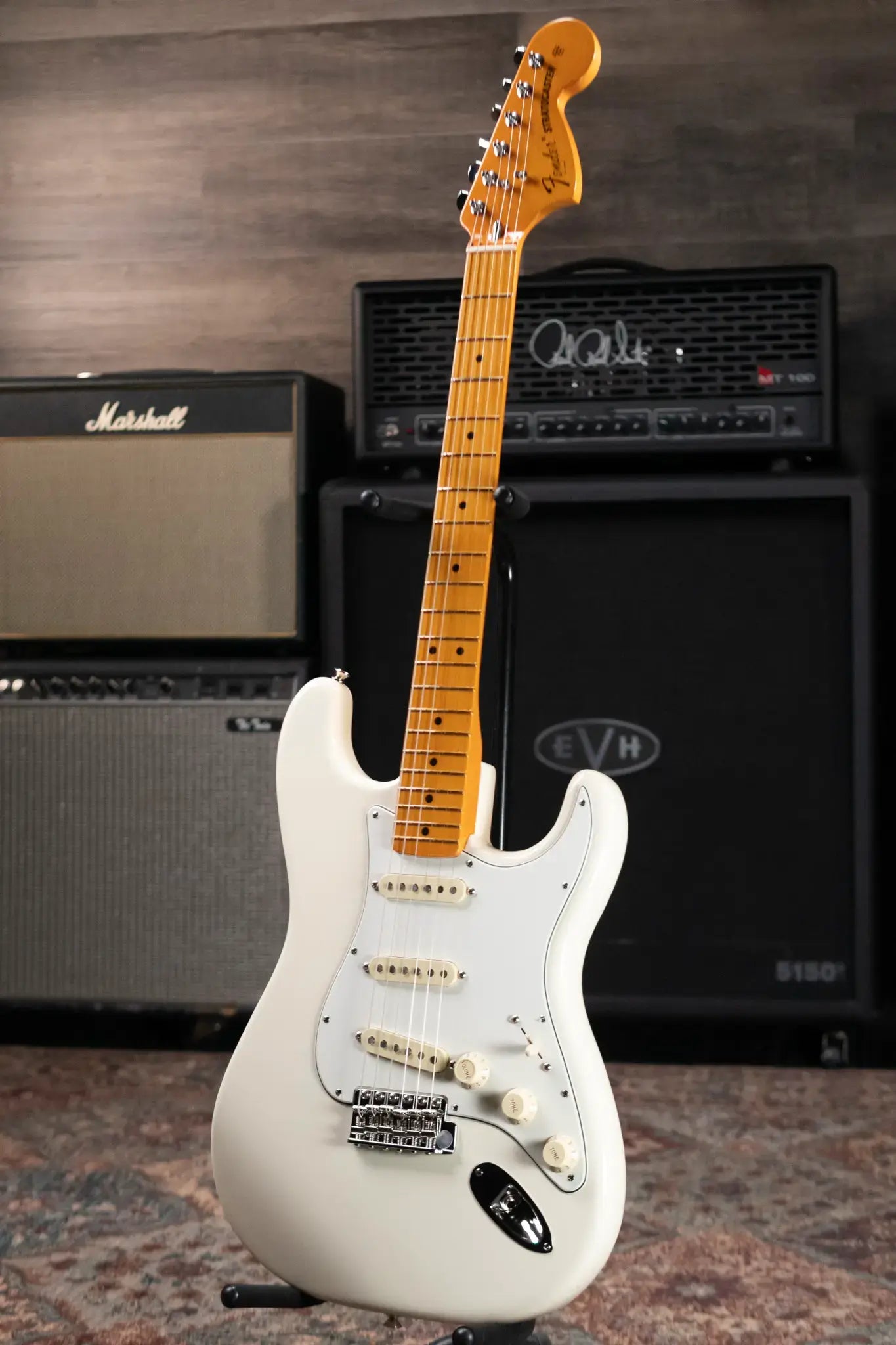 Fender Limited Edition American Vintage II '73 Stratocaster Electric Guitar - Olympic White with Hardshell Case