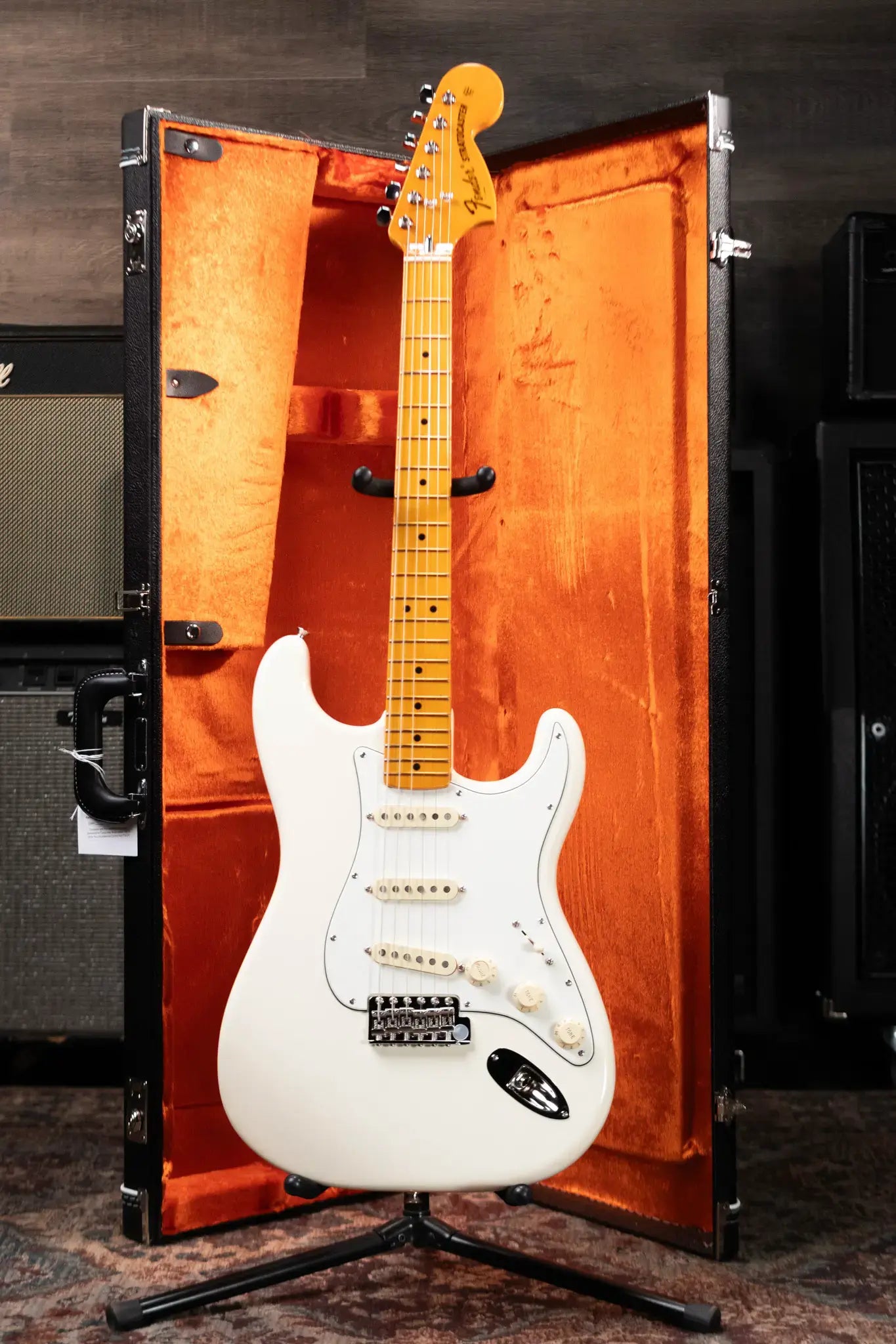 Fender Limited Edition American Vintage II '73 Stratocaster Electric Guitar - Olympic White with Hardshell Case