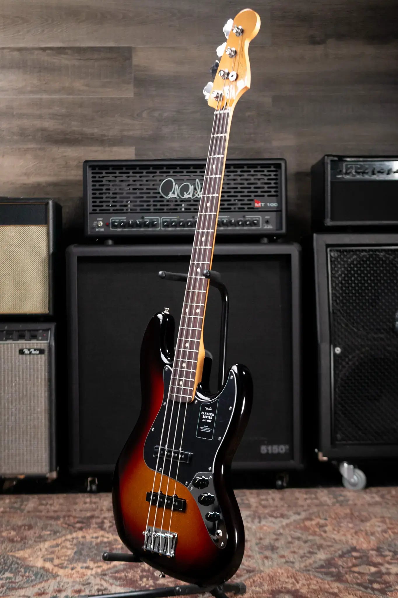 Fender Limited Edition Player II Jazz Bass, Rosewood Fingerboard - Sparkle 3-Color Sunburst