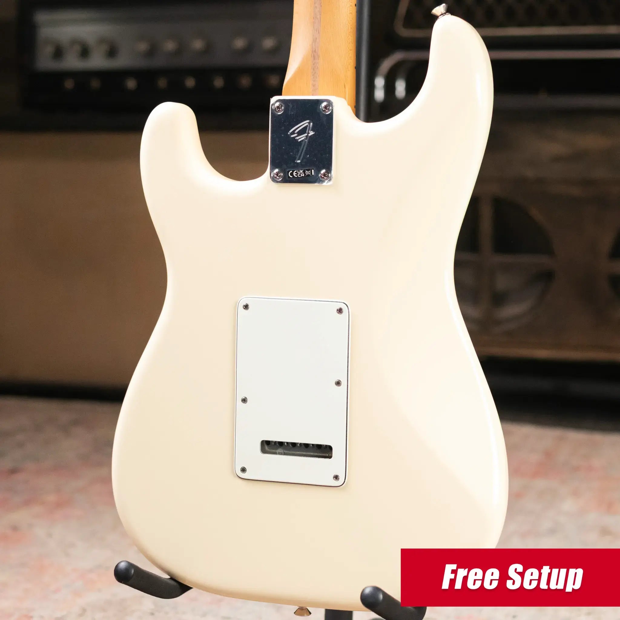 Fender Limited Edition Player II Stratocaster Electric Guitar, Roasted Maple Neck - Olympic White