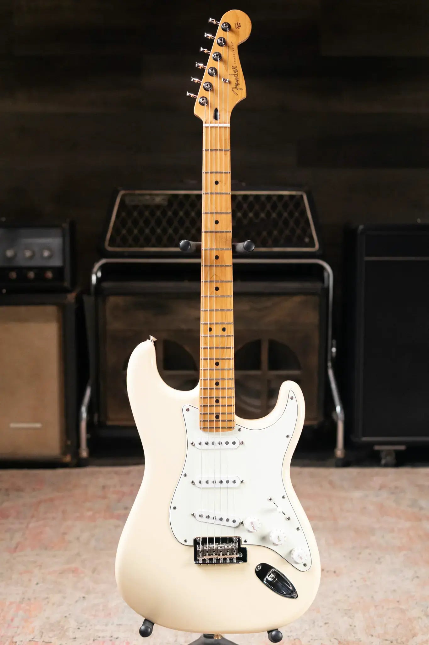 Fender Limited Edition Player II Stratocaster Electric Guitar, Roasted Maple Neck - Olympic White