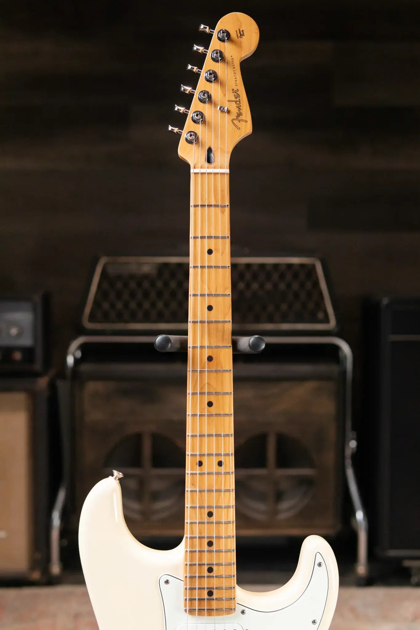 Fender Limited Edition Player II Stratocaster Electric Guitar, Roasted Maple Neck - Olympic White