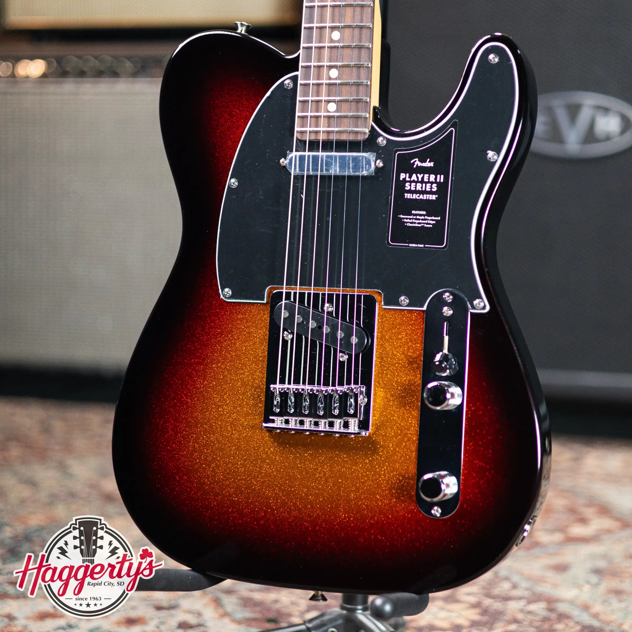 Fender Limited Edition Player II Telecaster, Rosewood Fingerboard - Sparkle 3-Color Sunburst