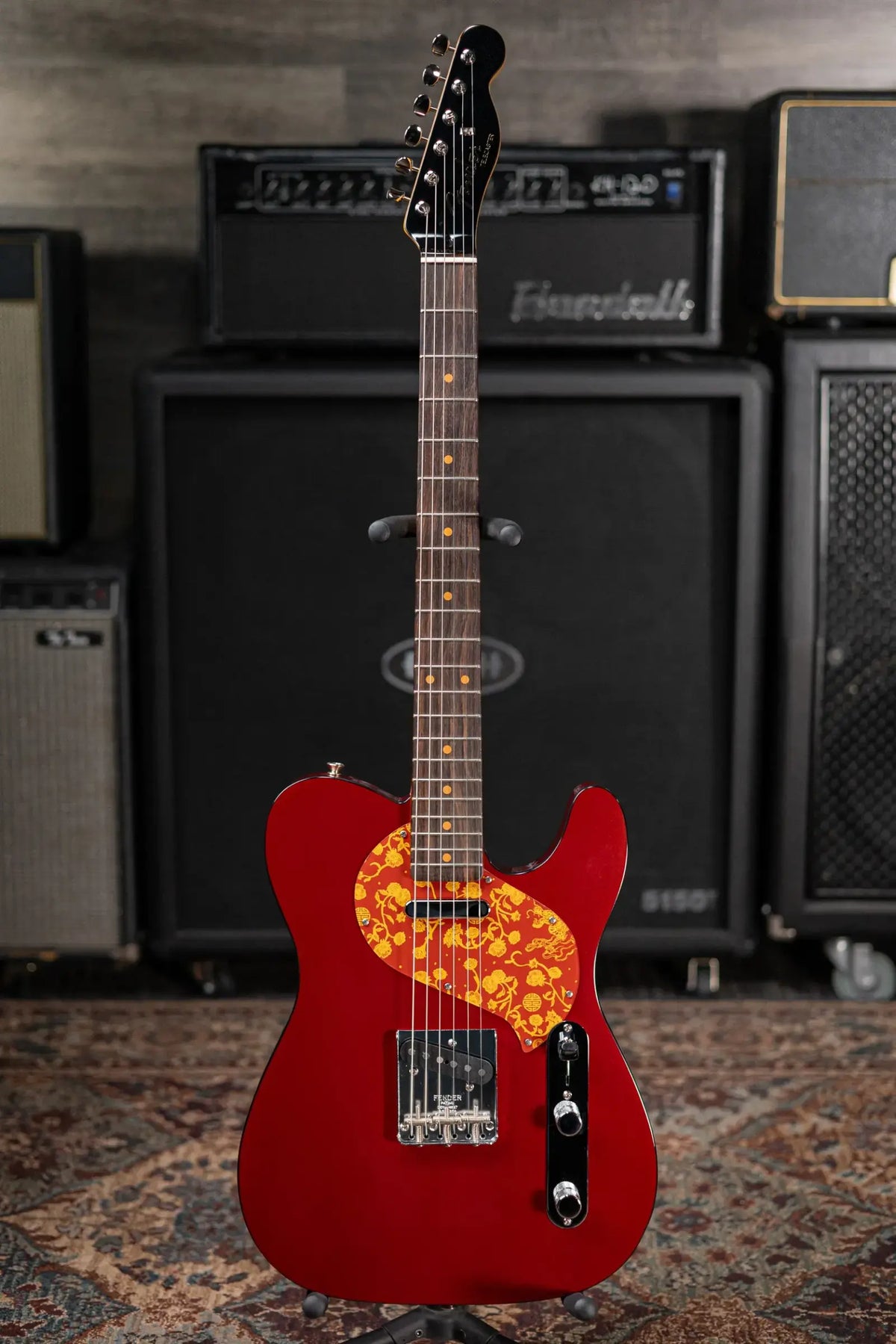 Fender Limited Edition Raphael Saadiq Telecaster - Dark Metallic Red with Hardshell Case - Used