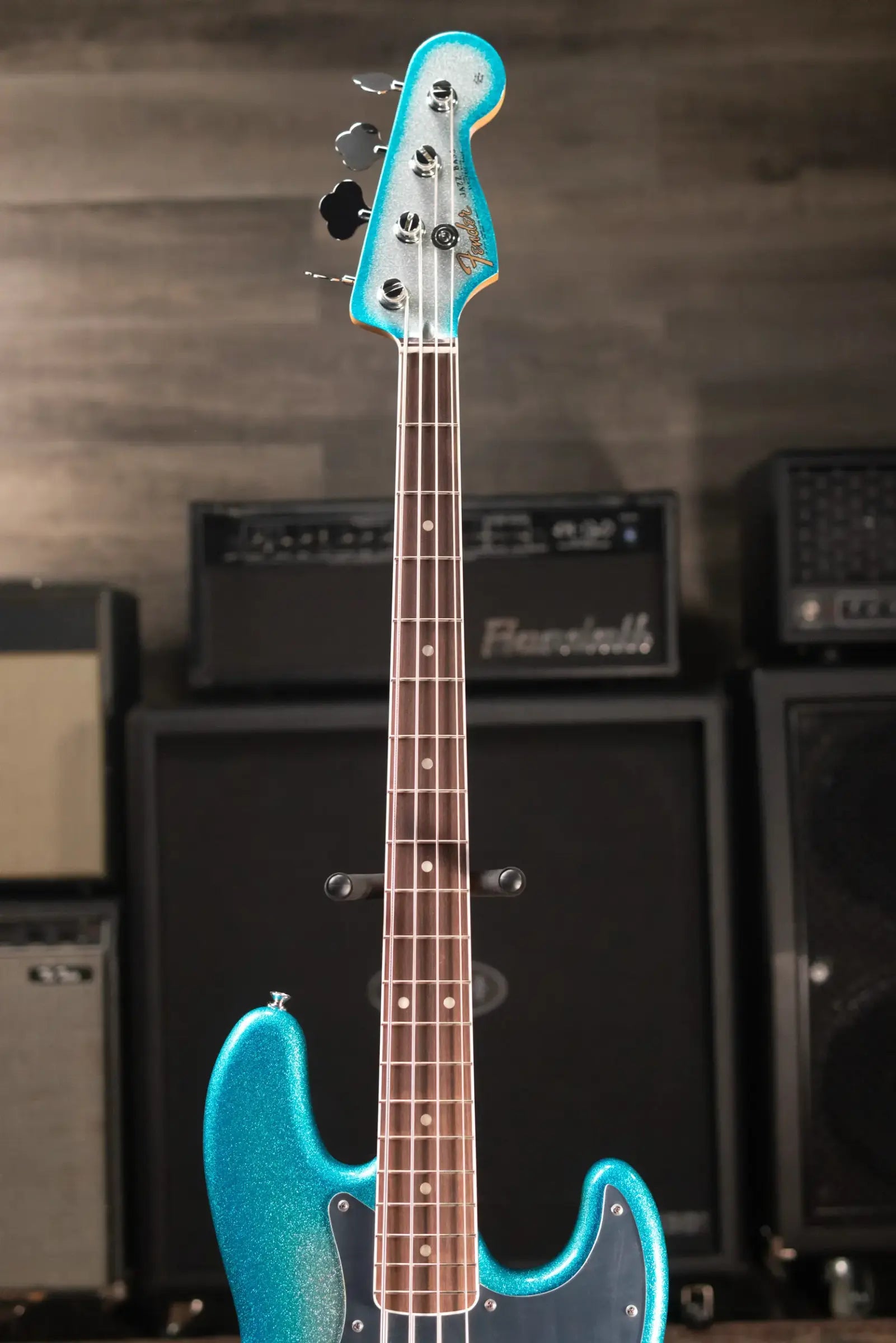 Fender Limited Player Plus X Blu DeTiger Jazz Bass - Sky Burst Sparkle with Gig Bag