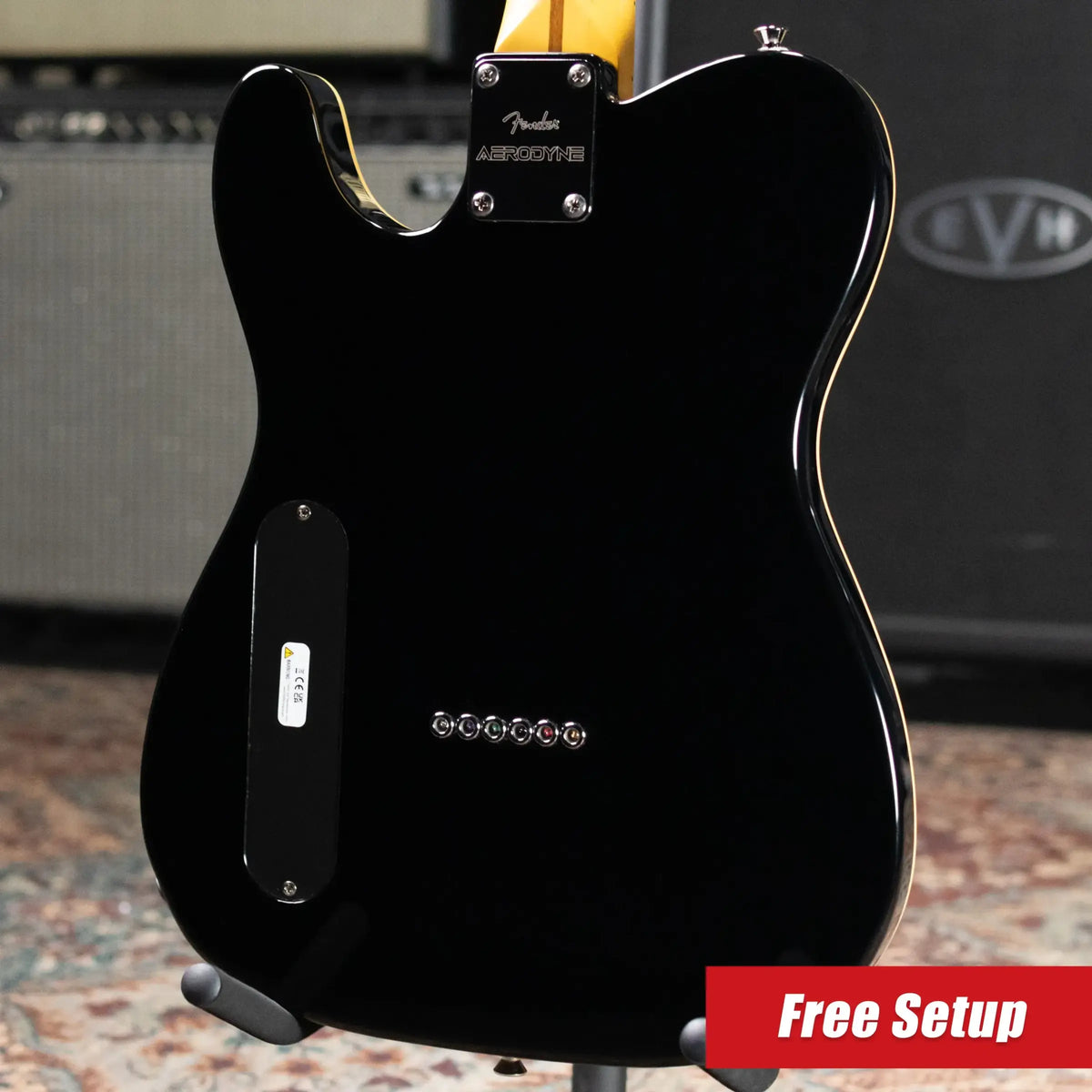 Fender MIJ Aerodyne Special Telecaster Electric Guitar - Hot Rod Burst with Hardshell Case - Used