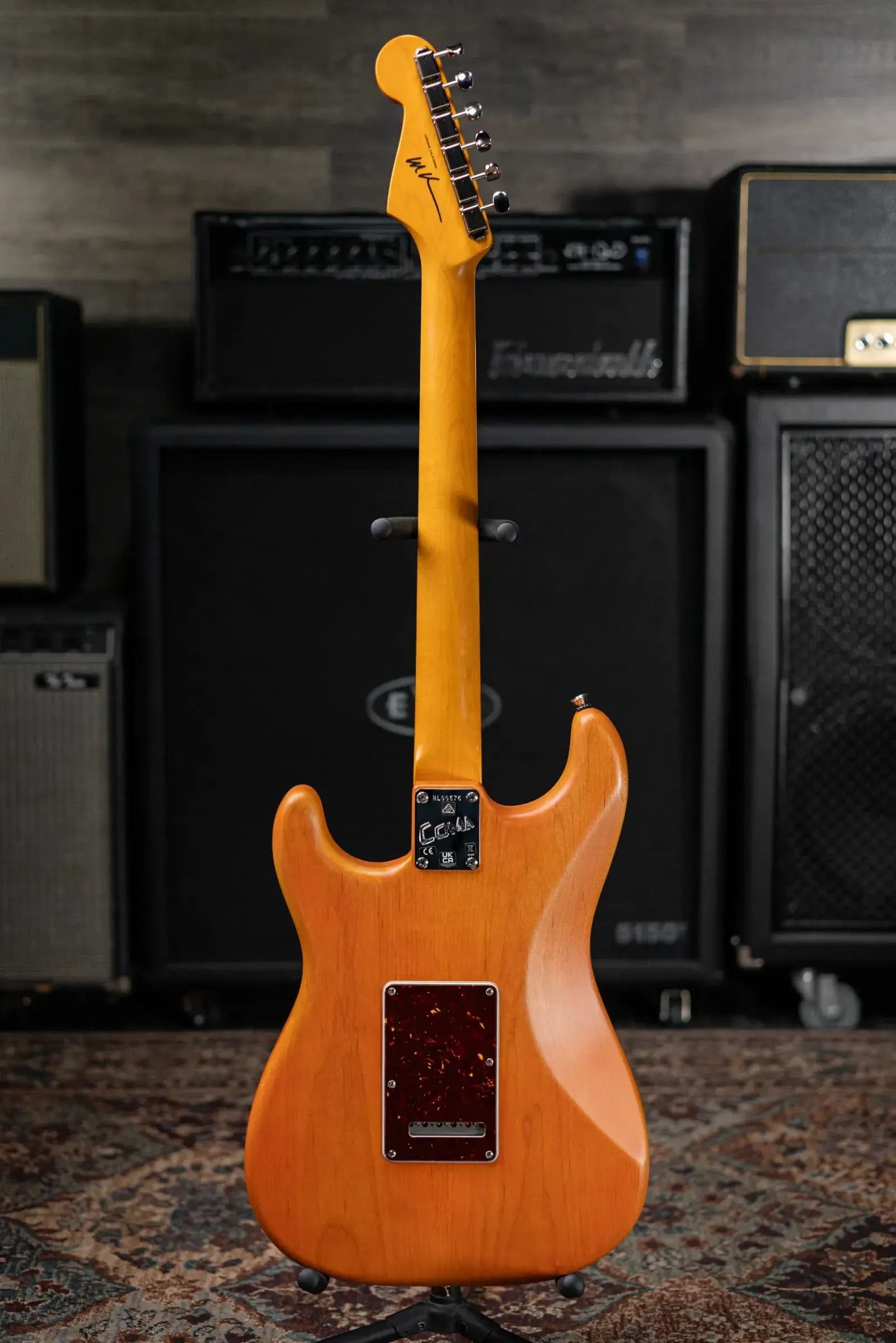 Fender Michael Landau Coma Stratocaster - Coma Red with Vintage-Style Navy Blue Hardshell Case - Demo