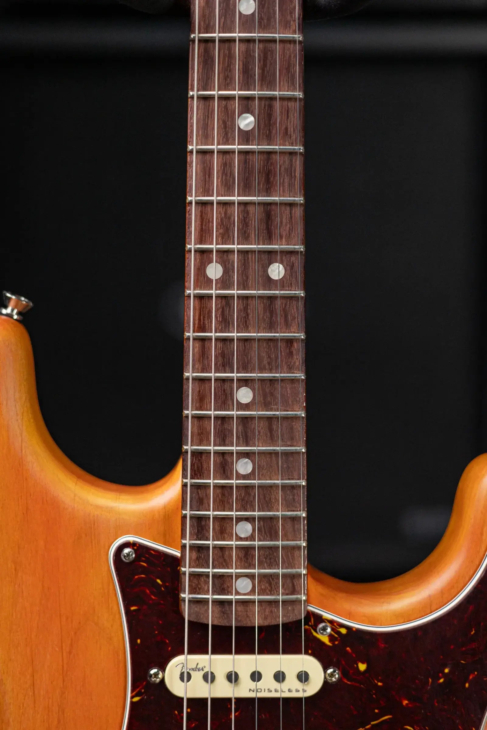 Fender Michael Landau Coma Stratocaster - Coma Red with Vintage-Style Navy Blue Hardshell Case - Demo