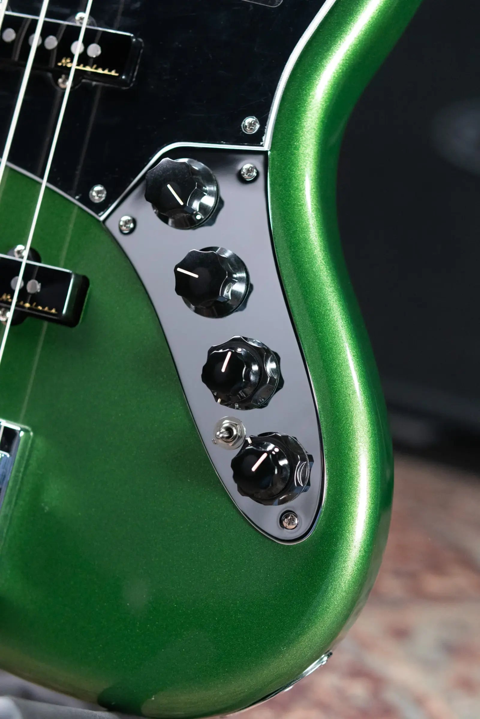 Fender Player II Modified Active Jazz Bass - Harvest Green Metallic with Gig Bag