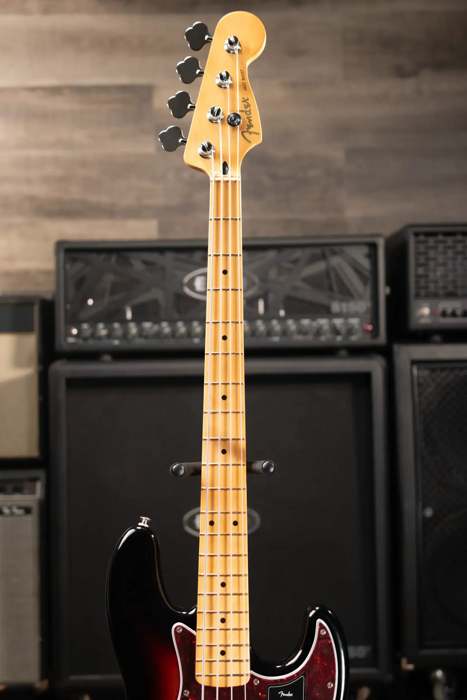 Fender Player II Modified Active Jazz Bass, Maple Fingerboard - 3 Tone Sunburst with Gig Bag