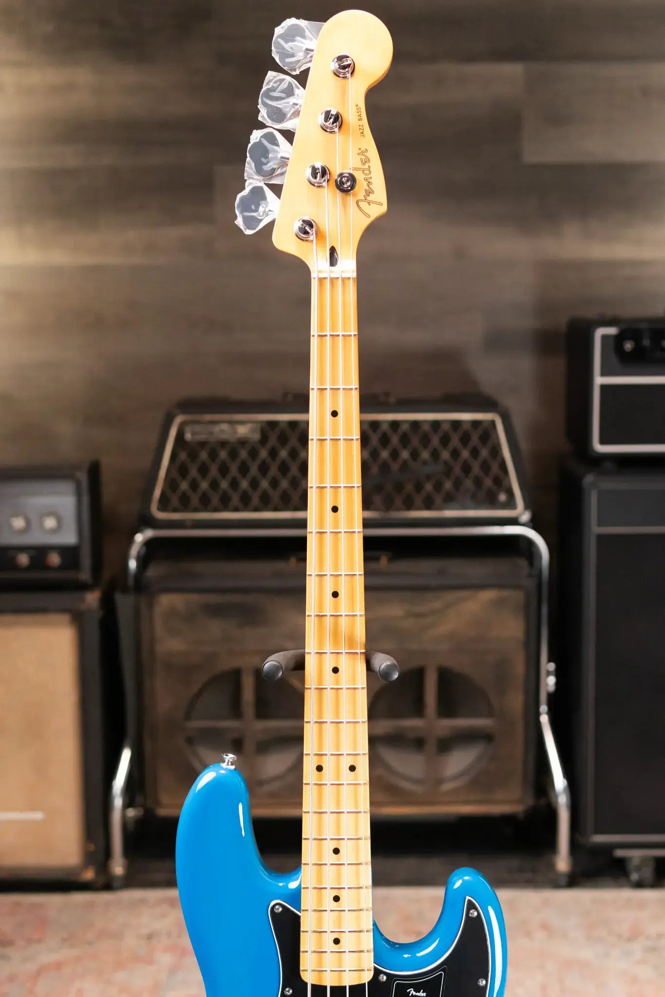 Fender Player II Modified Active Jazz Bass, Maple Fingerboard - Electric Blue with Gig Bag