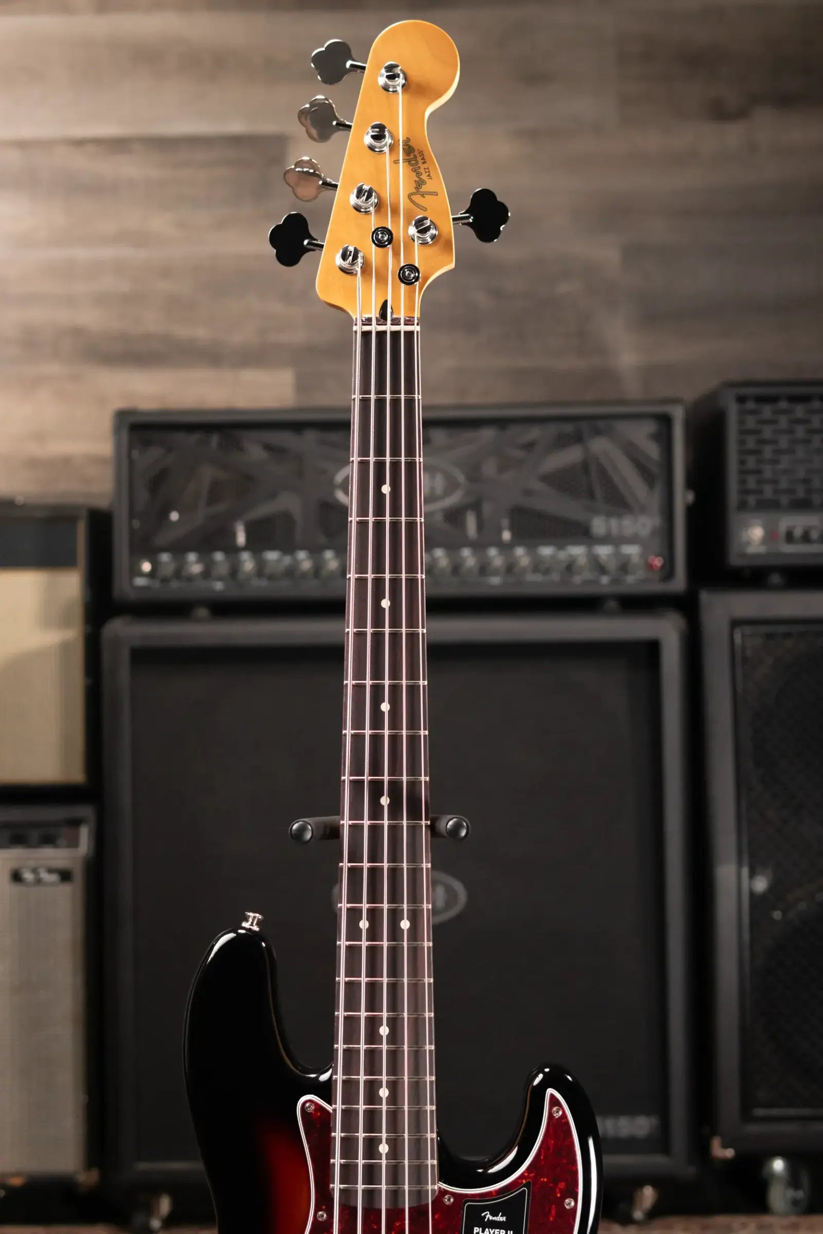 Fender Player II Modified Active Jazz Bass V, Rosewood Fingerboard - 3-Color Sunburst with Gig Bag