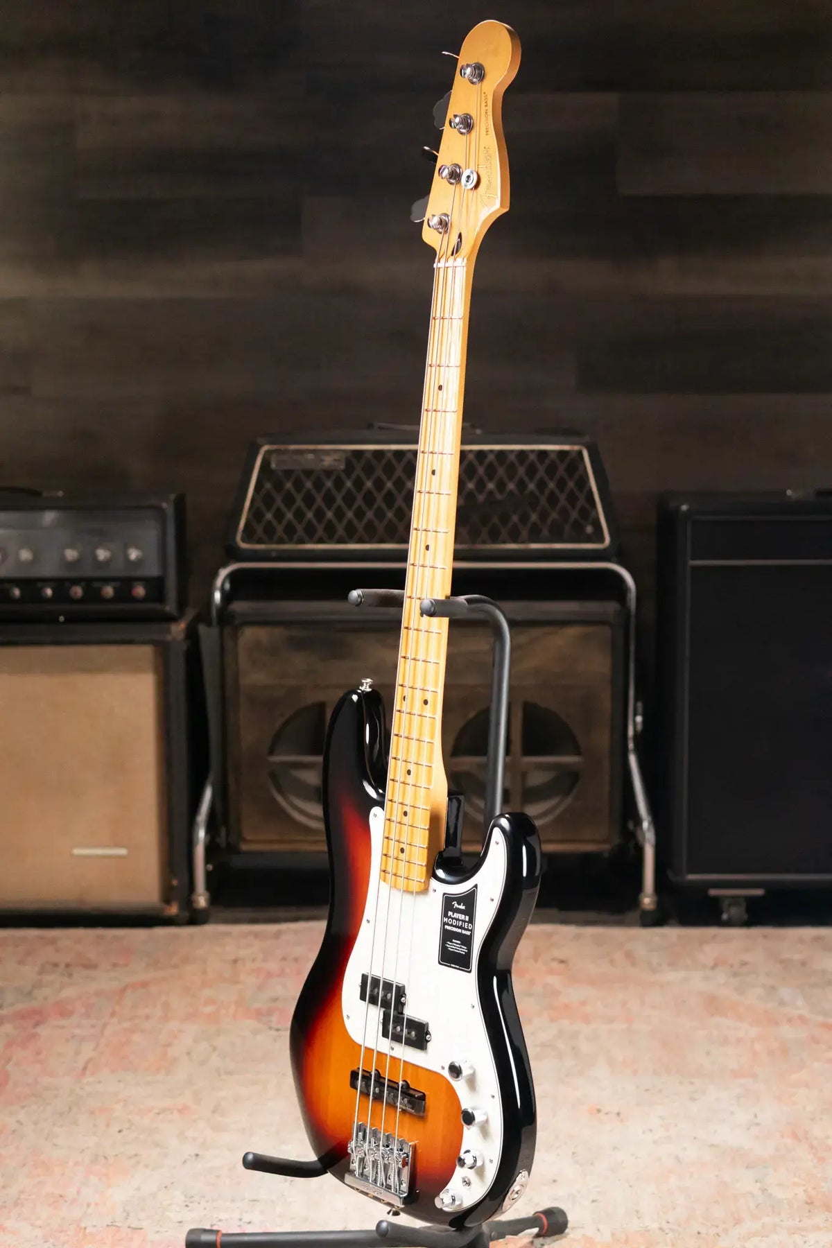 Fender Player II Modified Active Precision Bass - 3-Tone Sunburst with Gig Bag