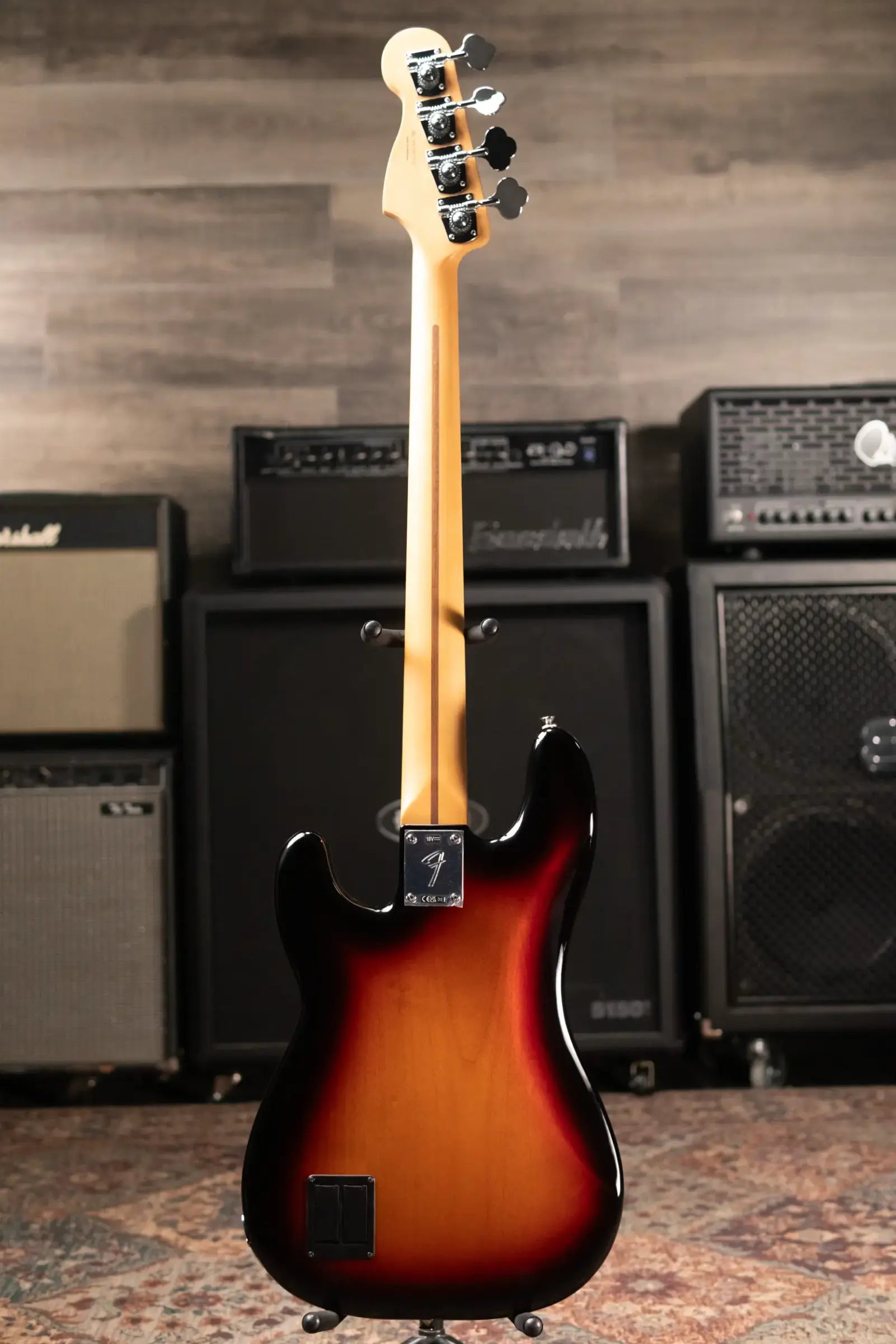 Fender Player II Modified Active Precision Bass, Maple Fingerboard - 3 Tone Sunburst with Deluxe Gig Bag