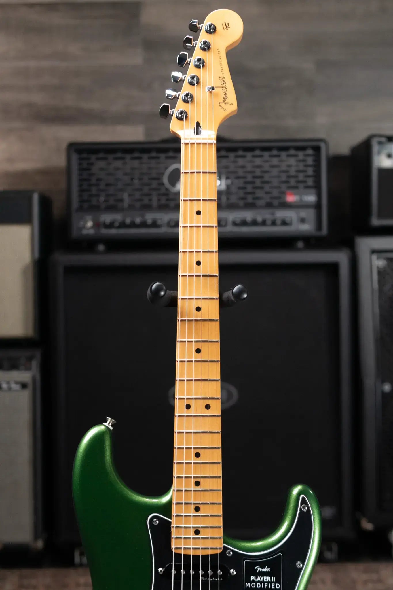 Fender Player II Modified Stratocaster Electric Guitar - Harvest Green Metallic with Deluxe Gig Bag