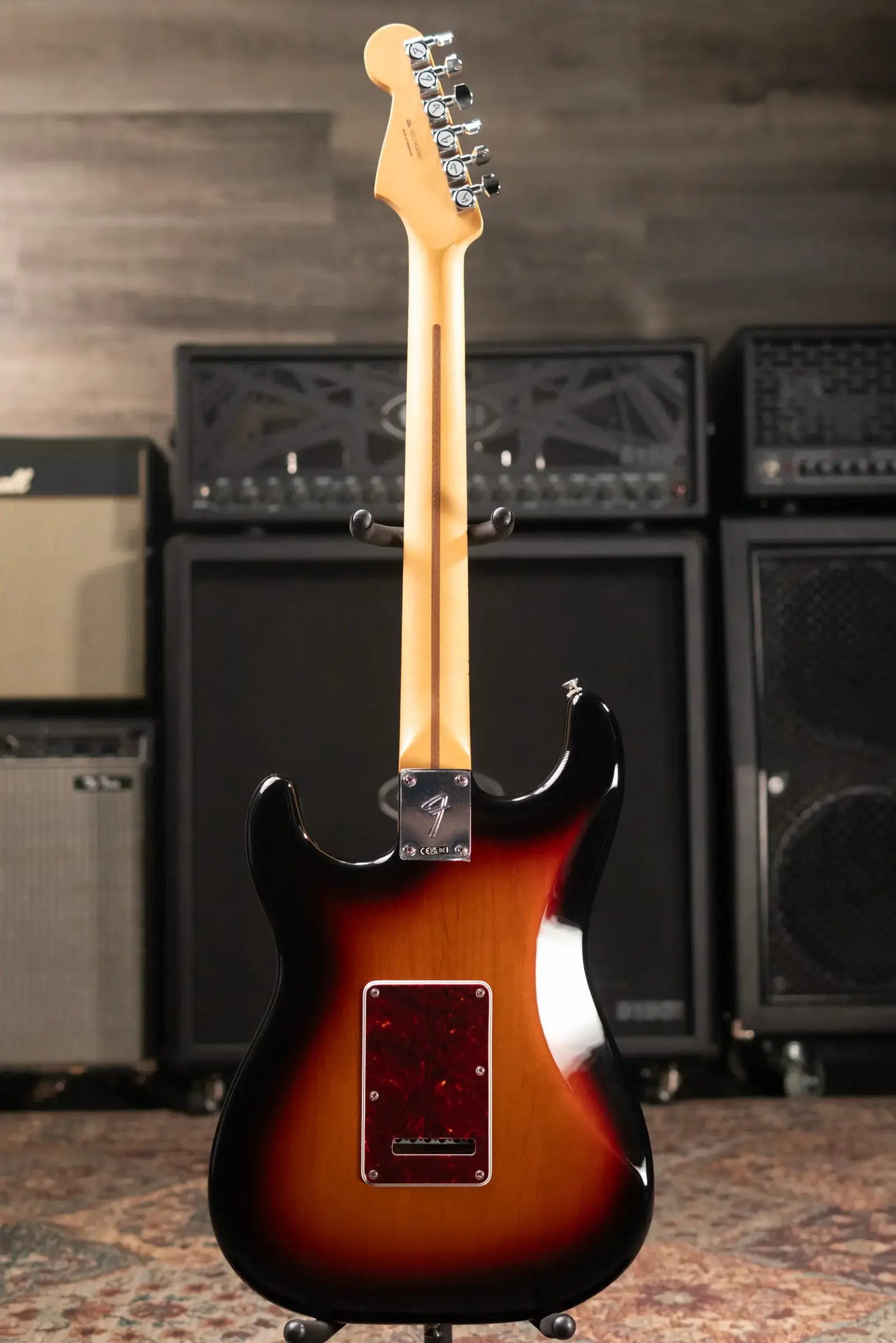 Fender Player II Modified Stratocaster Electric Guitar, Maple Fingerboard - 3 Tone Sunburst with Deluxe Gig Bag